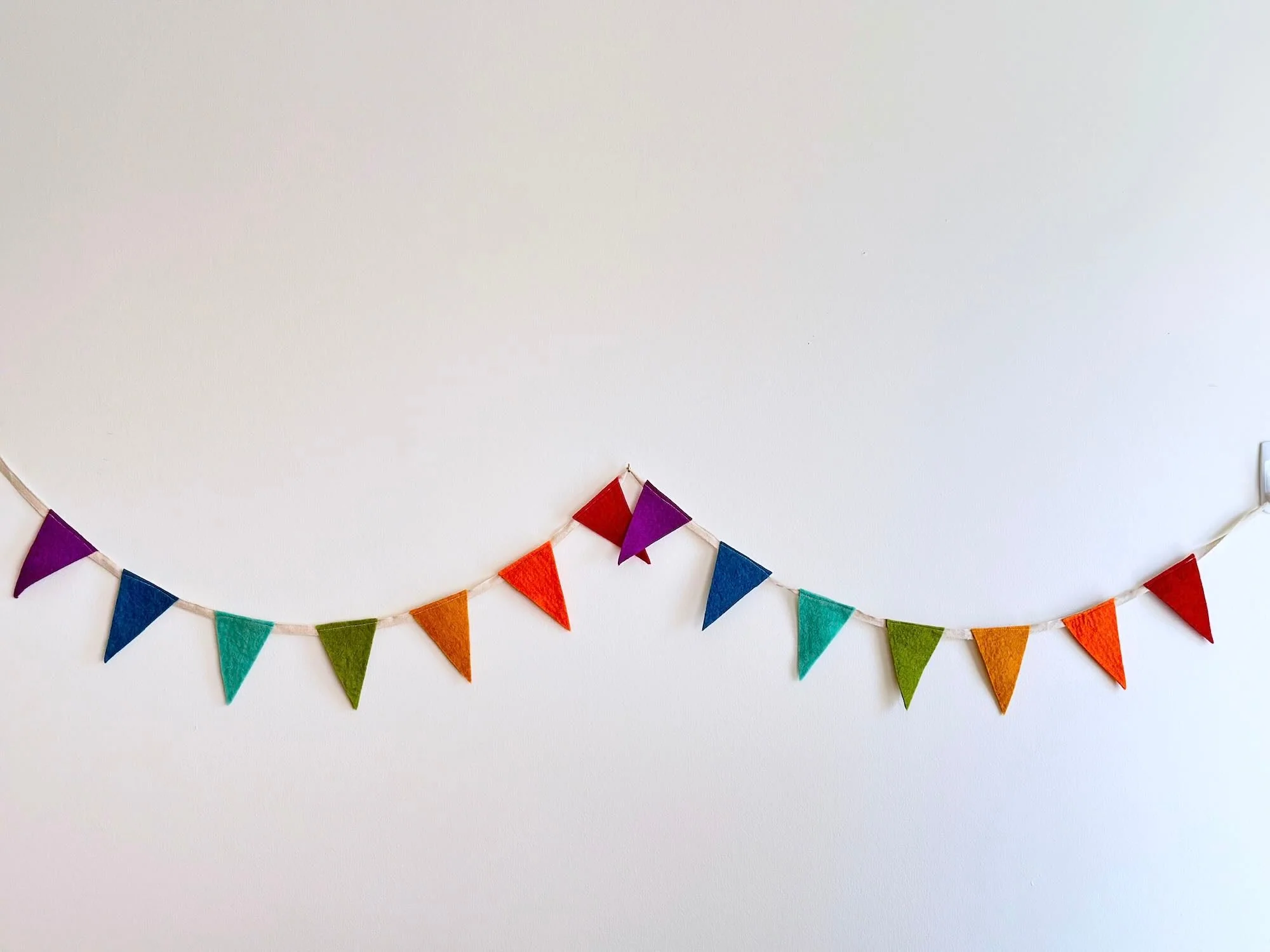 Ganapati Crafts Co. Felt Garland - Flag Party Banner - Image 4
