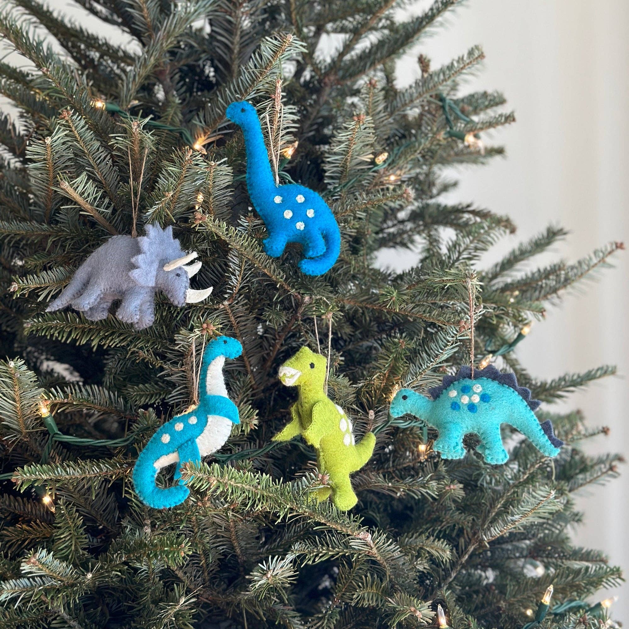 Ganapati Crafts Co. Felt Ornament - Dinosaur T-rex - Image 2