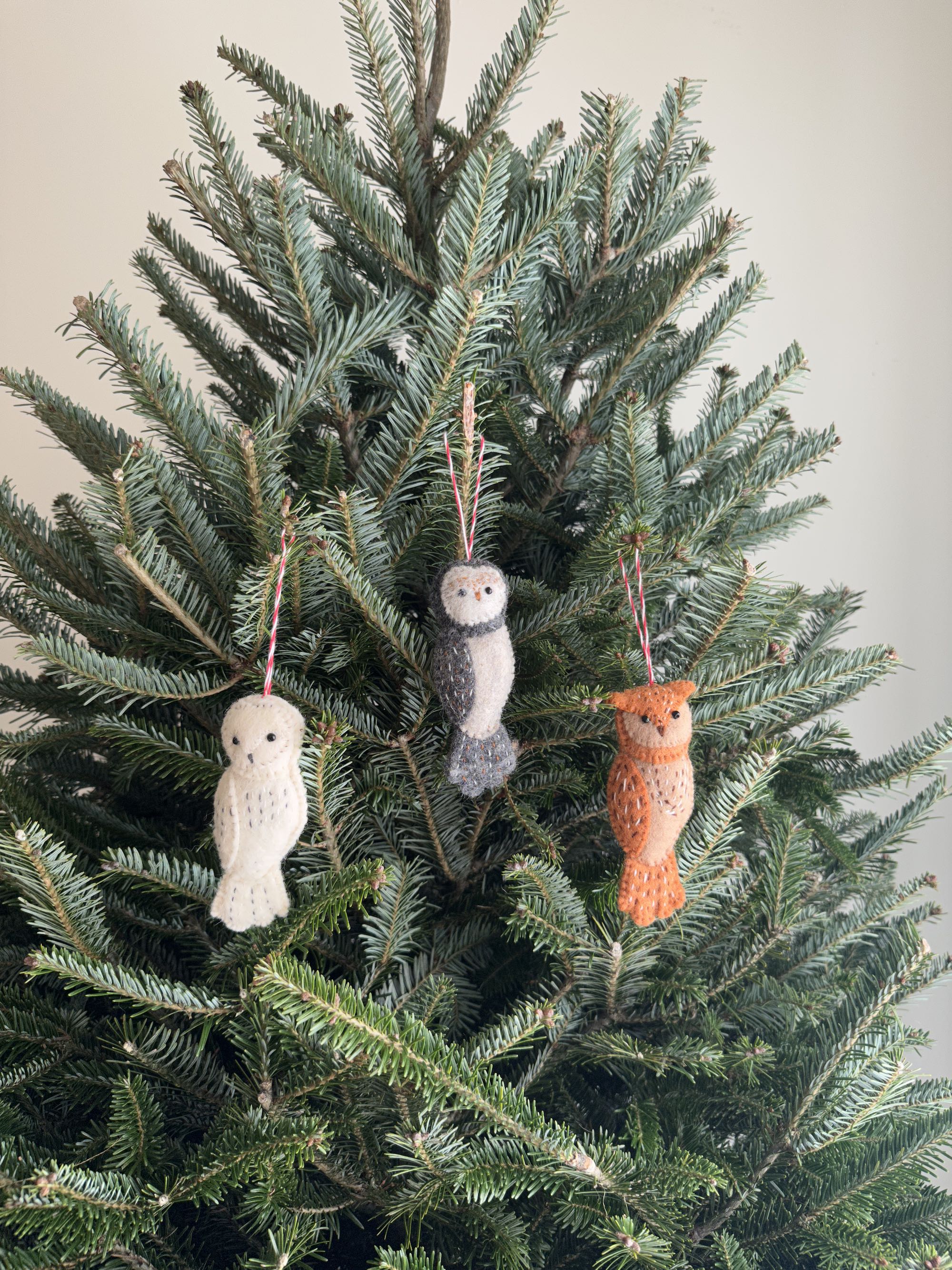 Ganapati Crafts Co. Felt Ornament - Owl Family - Image 6