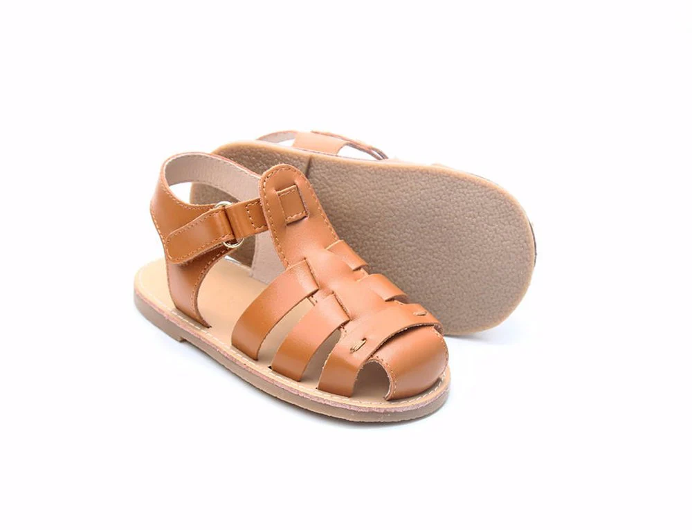 Ozznek Shoes  Genuine Leather Sandals for Kids- Venetian - Image 11