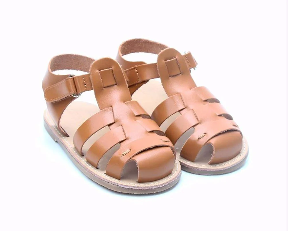 Ozznek Shoes  Genuine Leather Sandals for Kids- Venetian - Image 3