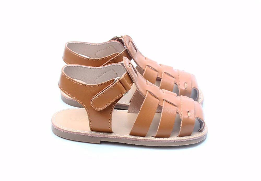 Ozznek Shoes  Genuine Leather Sandals for Kids- Venetian - Image 7