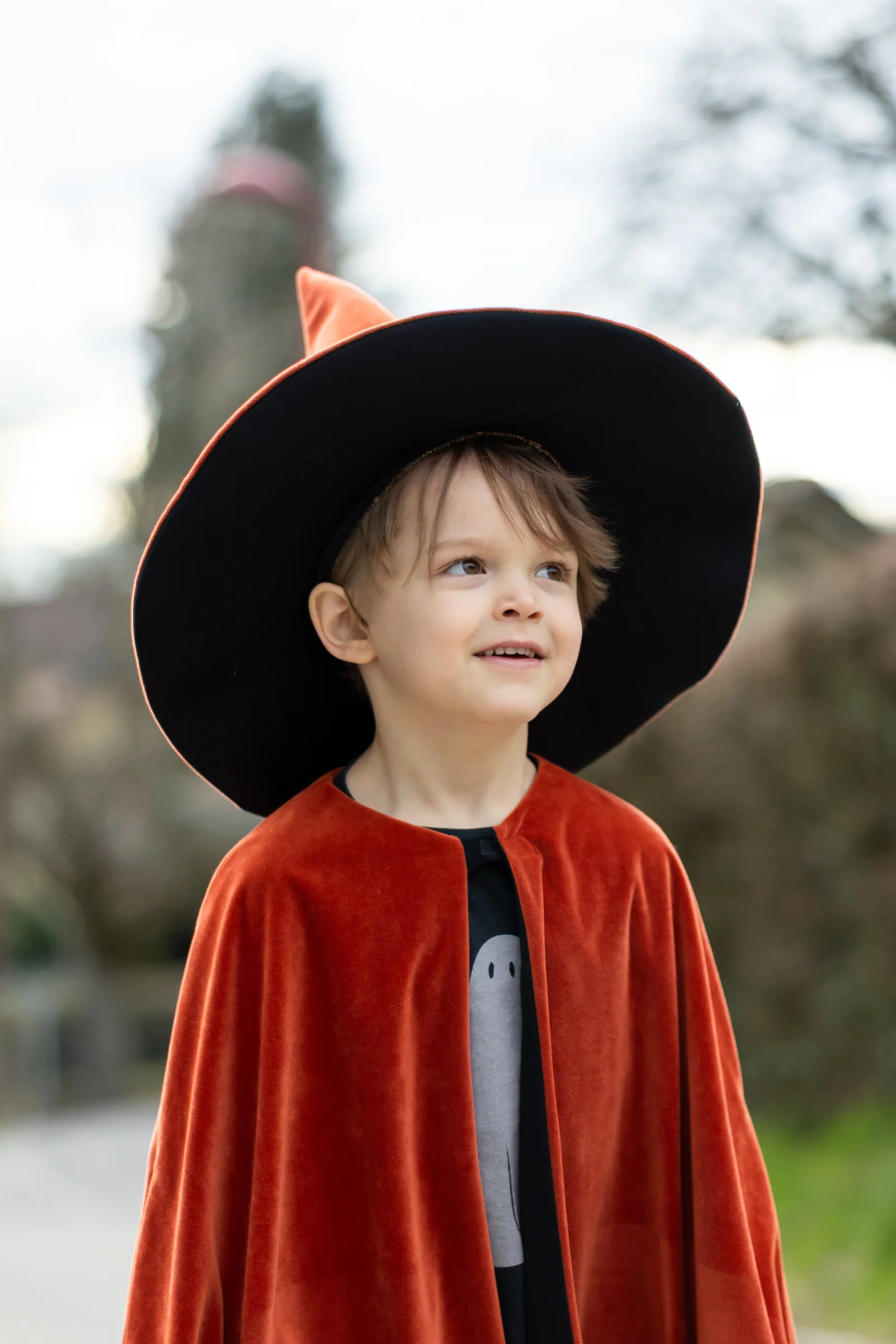 Great Pretenders Autumn Embers Wizard Cape and Hat - Image 2