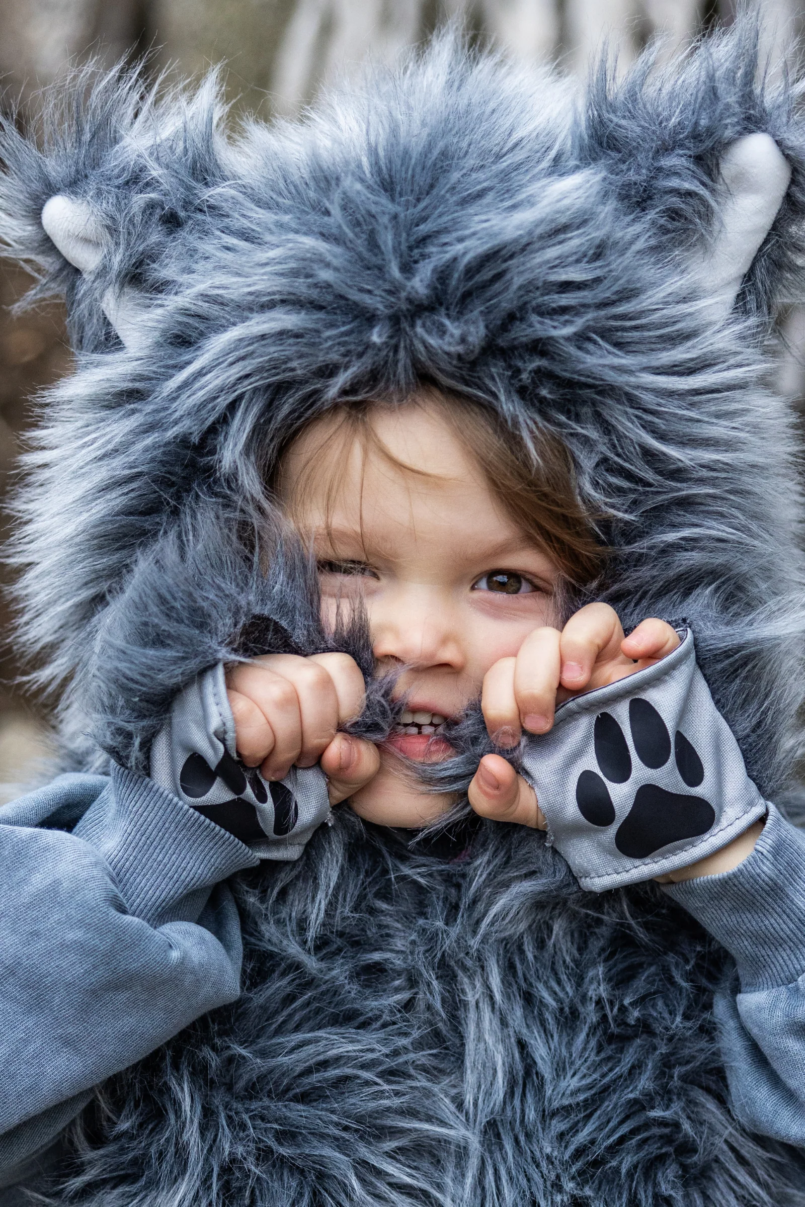 Great Pretenders Big Bad Wolf Vest with Gloves - Image 4