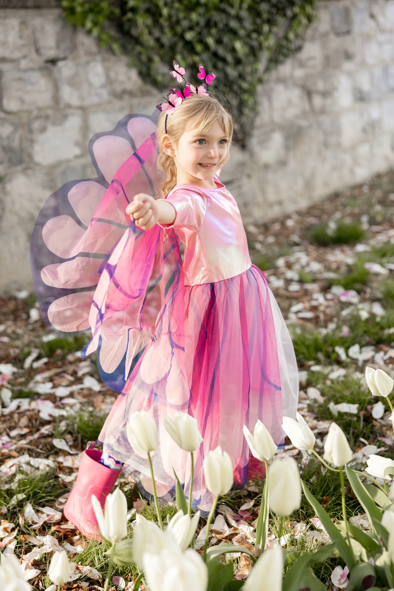 Great Pretenders Butterfly Twirl Dress with Wings - Image 3