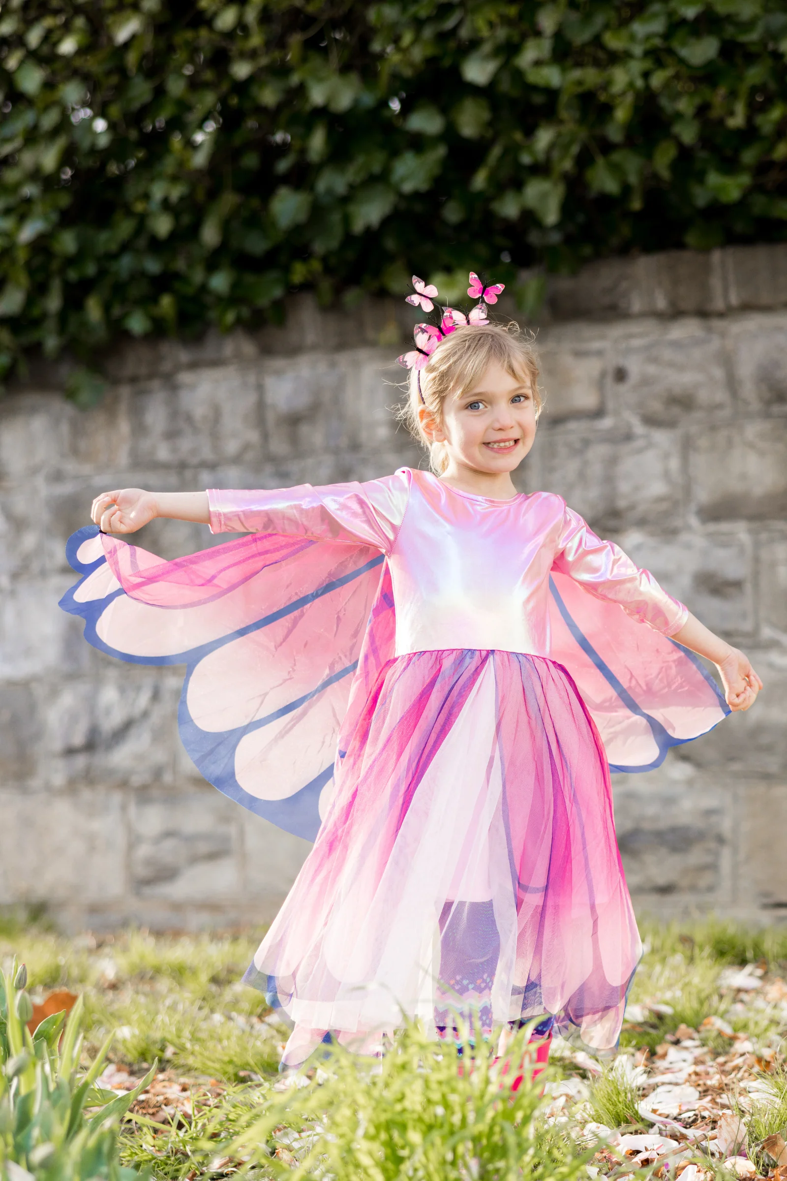 Great Pretenders Butterfly Twirl Dress with Wings - Image 4