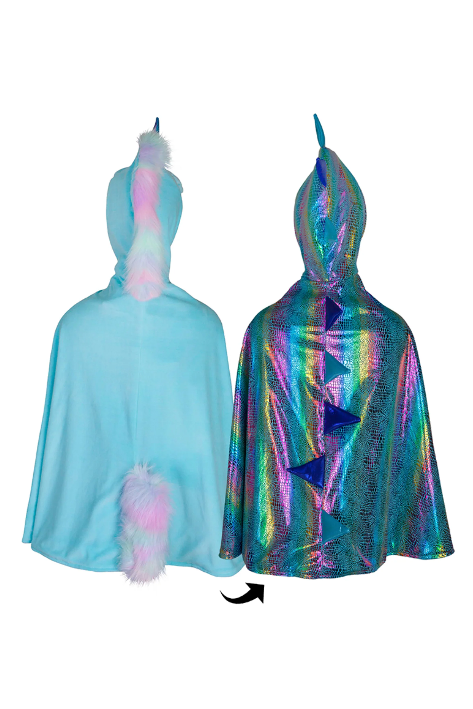 Great Pretenders Reversible Unicorn Dragon Cape - Image 10