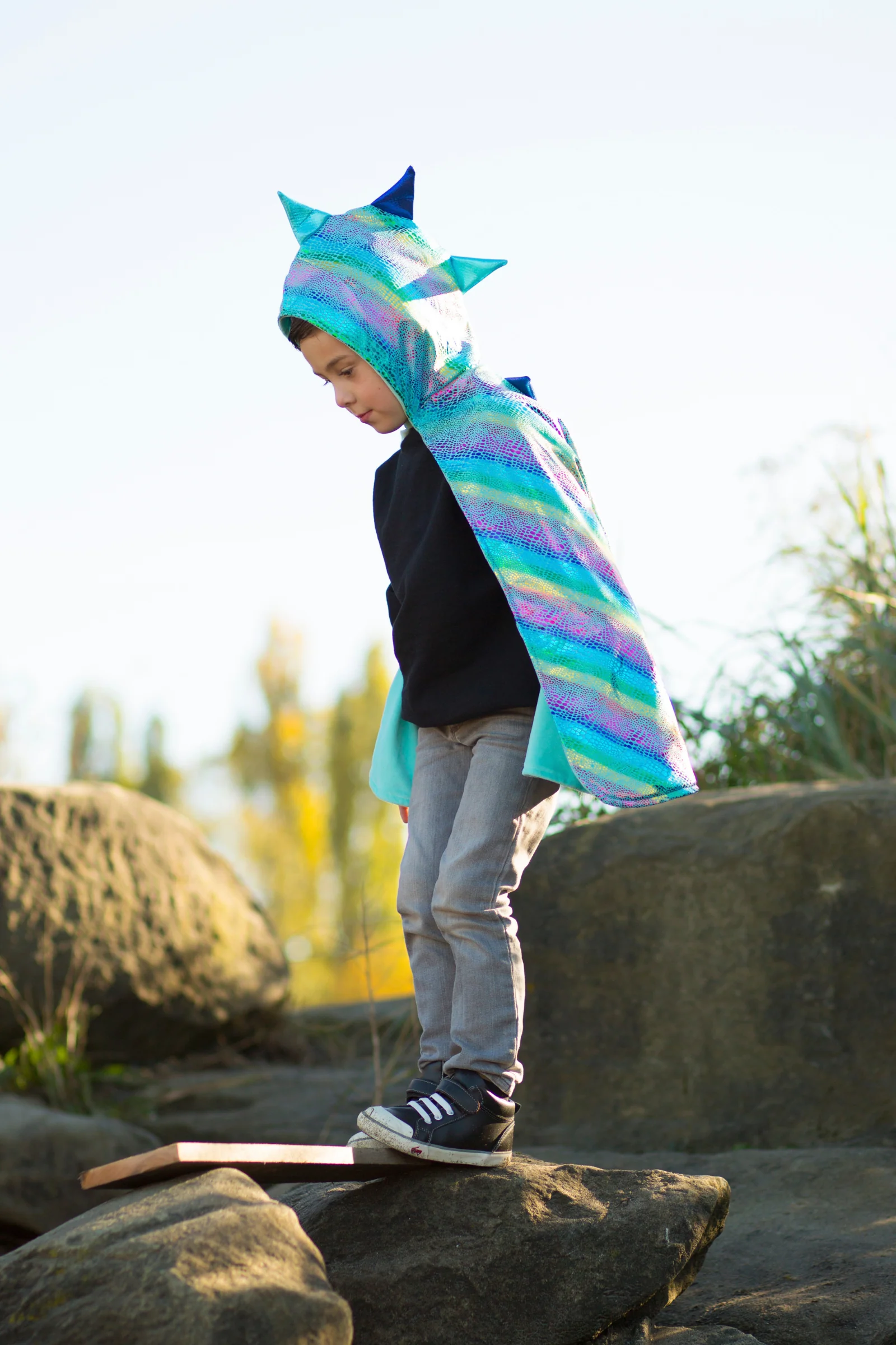 Great Pretenders Reversible Unicorn Dragon Cape - Image 6