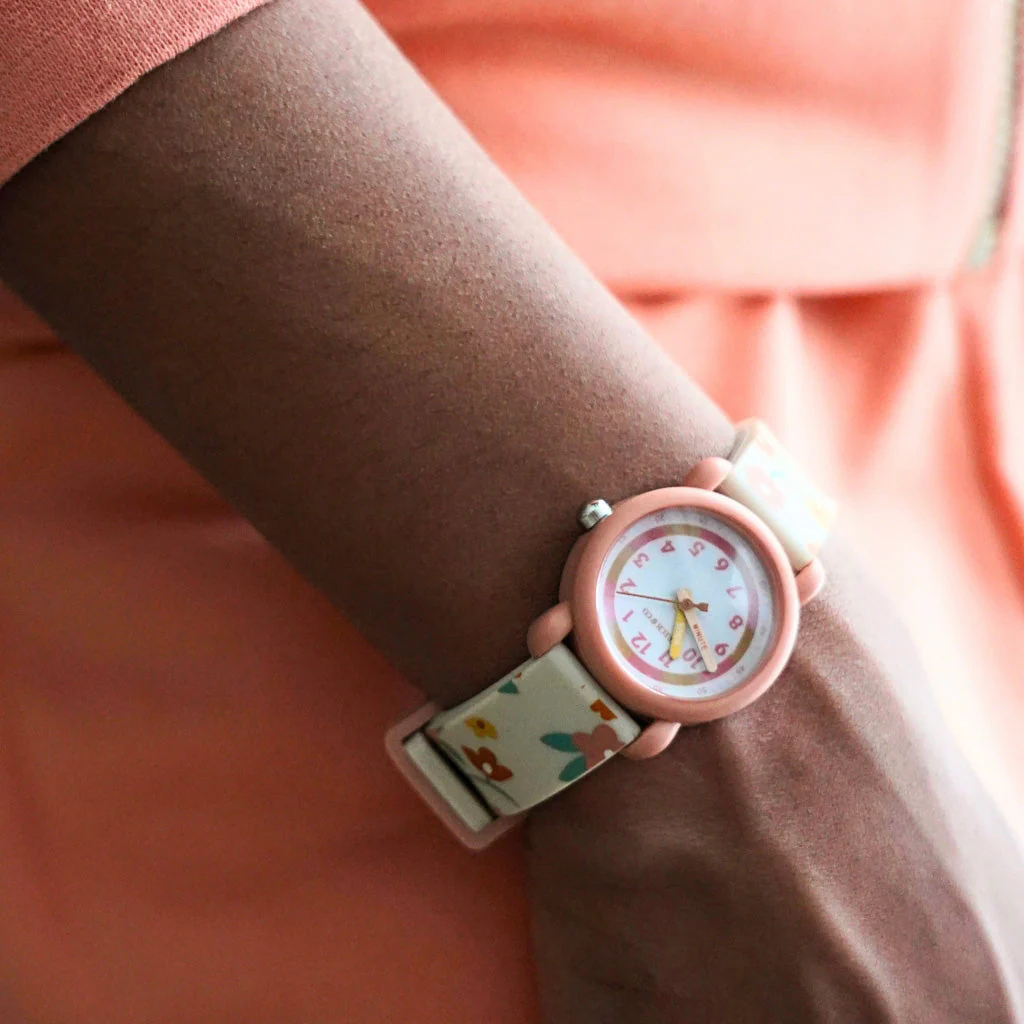 GRECH & CO. Classic Watches | Silicone + Stainless Steel | Sunset Meadow - Image 2
