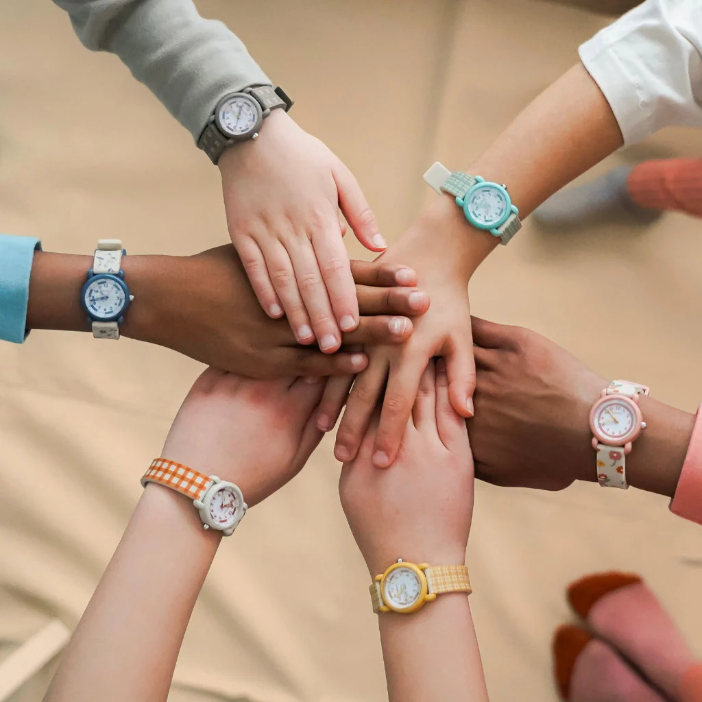 GRECH & CO. Classic Watches | Silicone + Stainless Steel | Sunset Meadow - Image 7