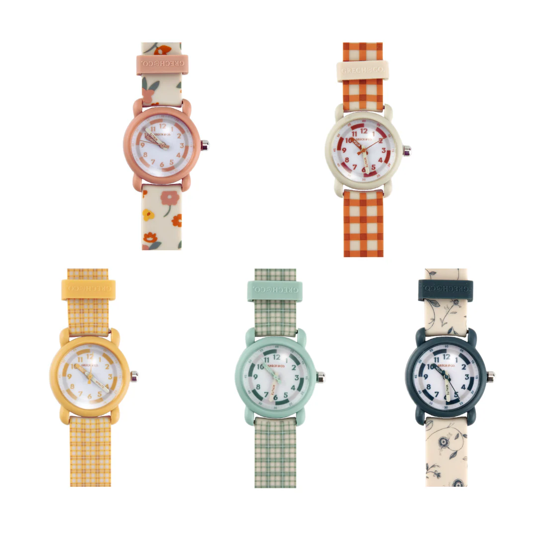 GRECH & CO. Classic Watches | Silicone + Stainless Steel | Sunset Meadow - Image 8