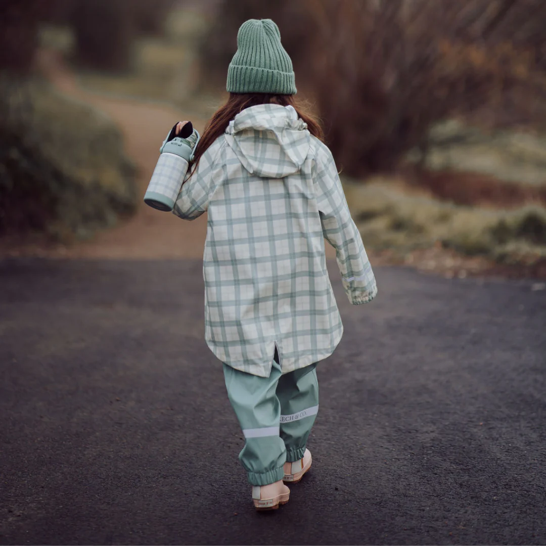 GRECH & CO. Fishtail Rain Jacket | Fern Plaid - Image 8