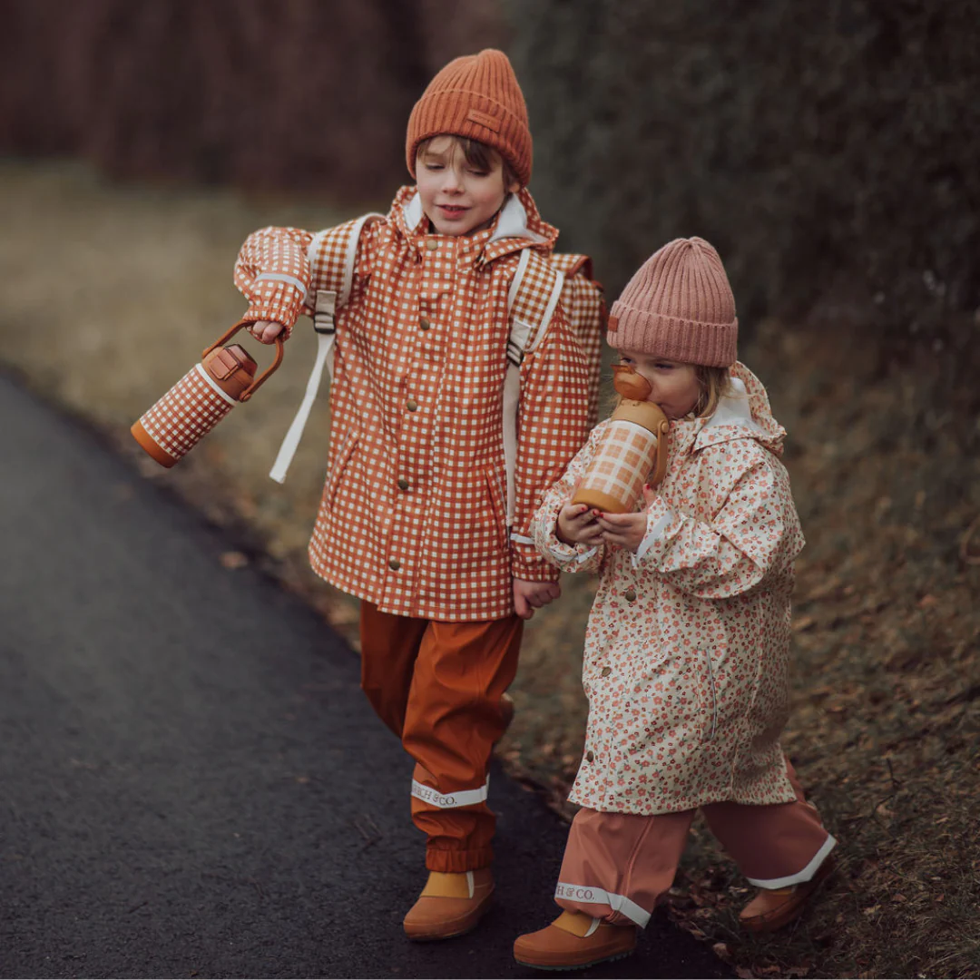 GRECH & CO. Fishtail Rain Jacket | Sienna Gingham - Image 13