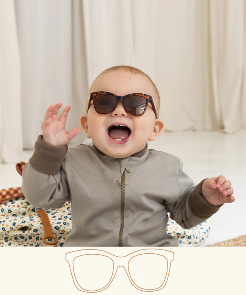 GRECH & CO. Iconic Wayfarer Ombre | Polarized Sunglasses | Baby | 0-2 Y - Image 3