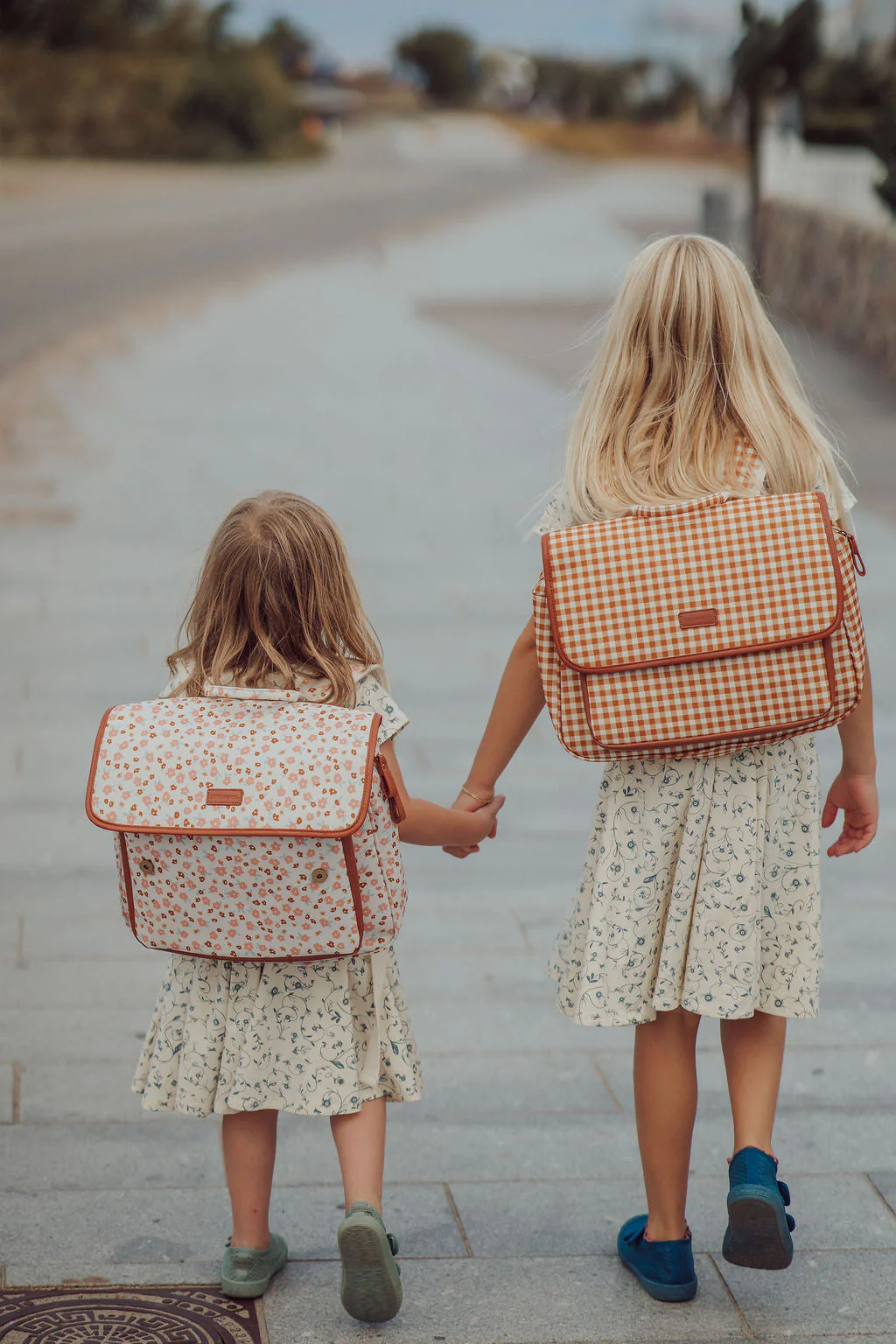 GRECH & CO. Satchel Backpack | Sienna Gingham - Image 3