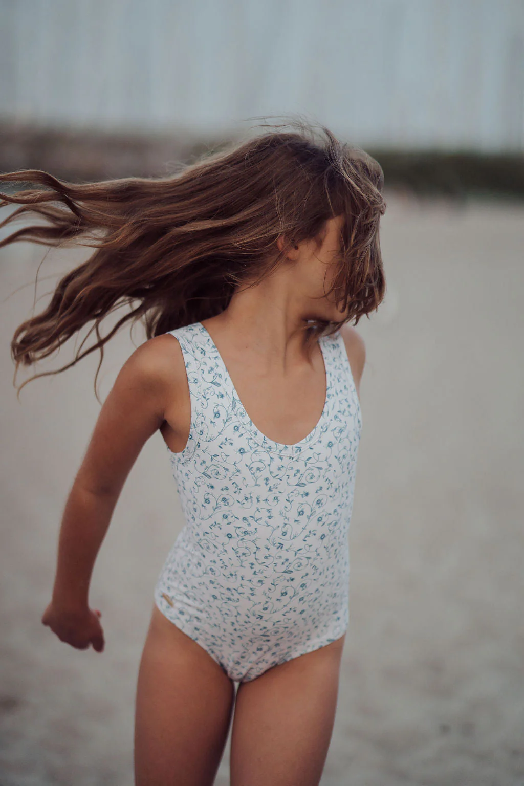 GRECH & CO. Sweetheart 1 Piece Swimsuit | UPF + Recycled - Scandi Floral - Image 5