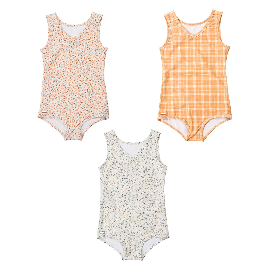 GRECH & CO. Sweetheart 1 Piece Swimsuit | UPF + Recycled - Sunset Meadow - Image 8