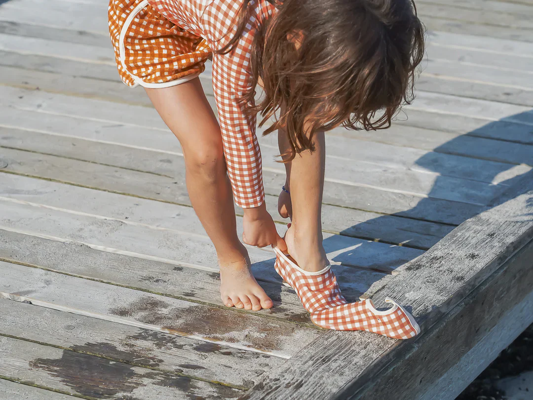 GRECH & CO. Swim Shoes - Sienna Gingham - Image 11