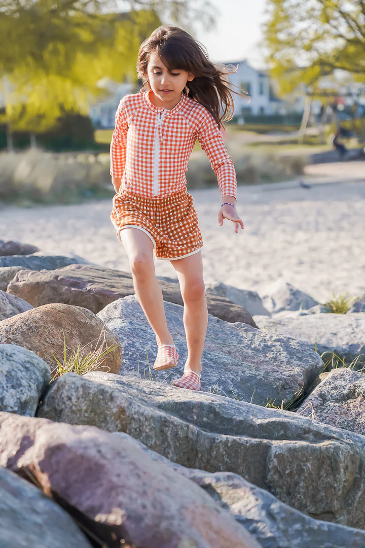 GRECH & CO. Swim Shoes - Sienna Gingham - Image 4