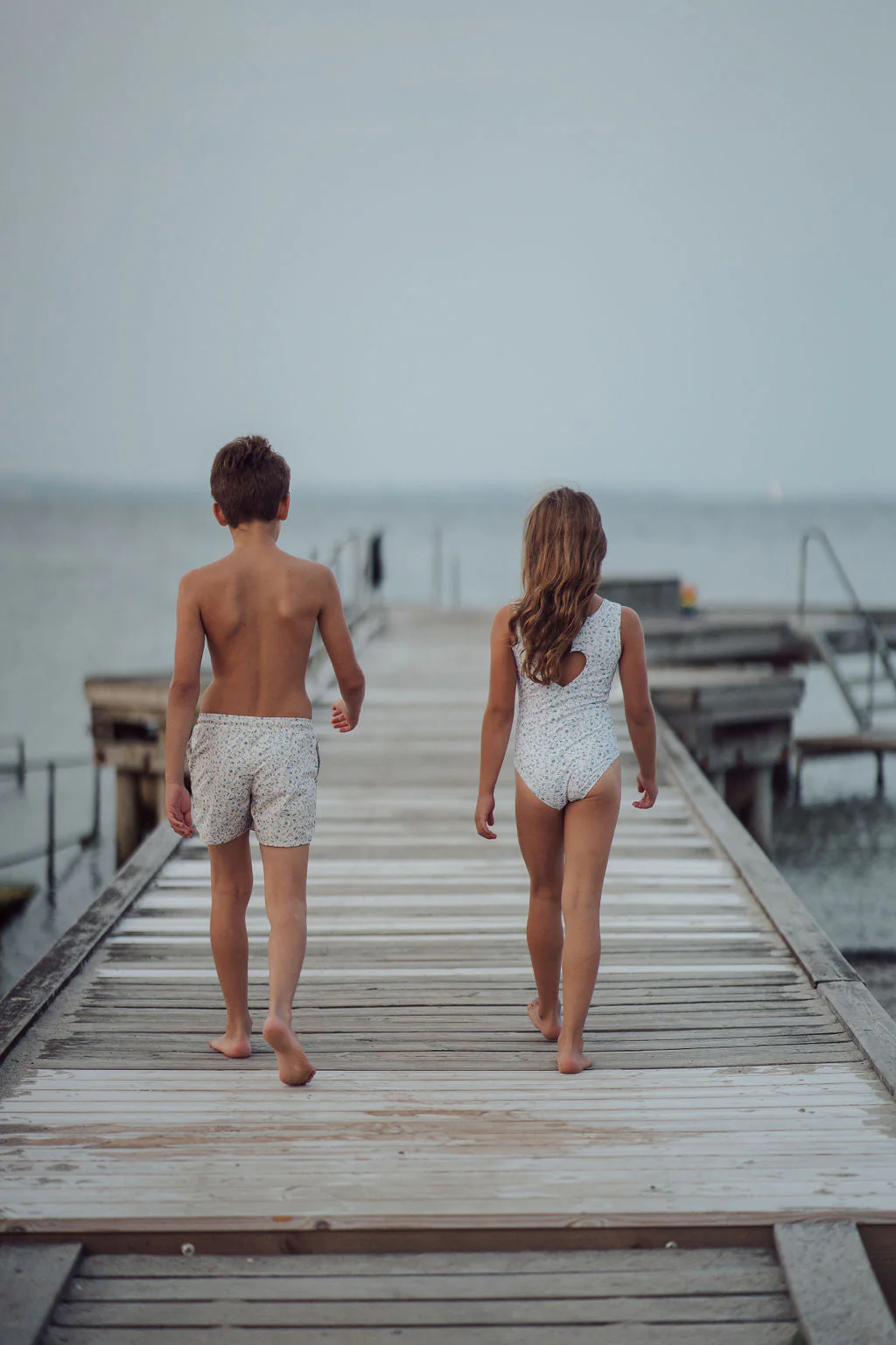 GRECH & CO. Swim Trunks | UPF + Recycled - Scandi Floral - Image 10