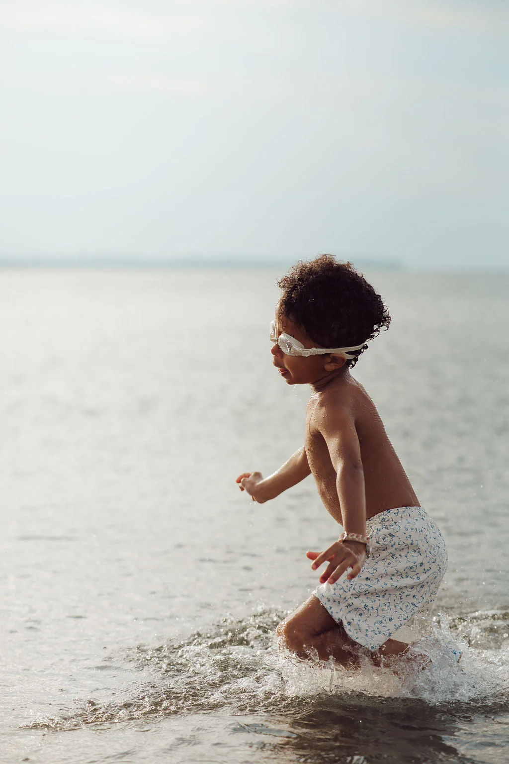 GRECH & CO. Swim Trunks | UPF + Recycled - Scandi Floral - Image 6