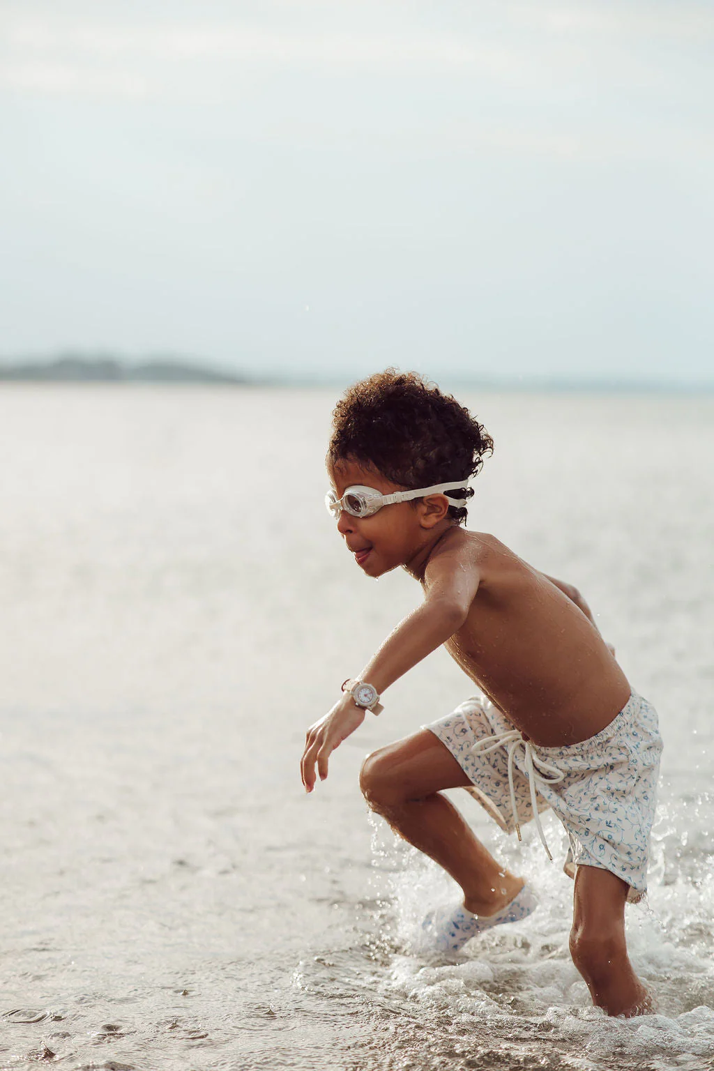 GRECH & CO. Swim Trunks | UPF + Recycled - Scandi Floral - Image 7
