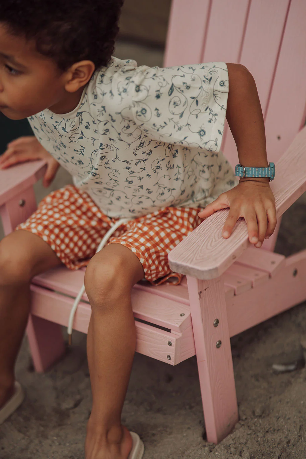 GRECH & CO. Swim Trunks | UPF + Recycled - Sienna Gingham - Image 2