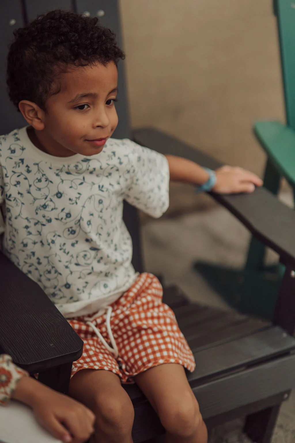 GRECH & CO. Swim Trunks | UPF + Recycled - Sienna Gingham - Image 3