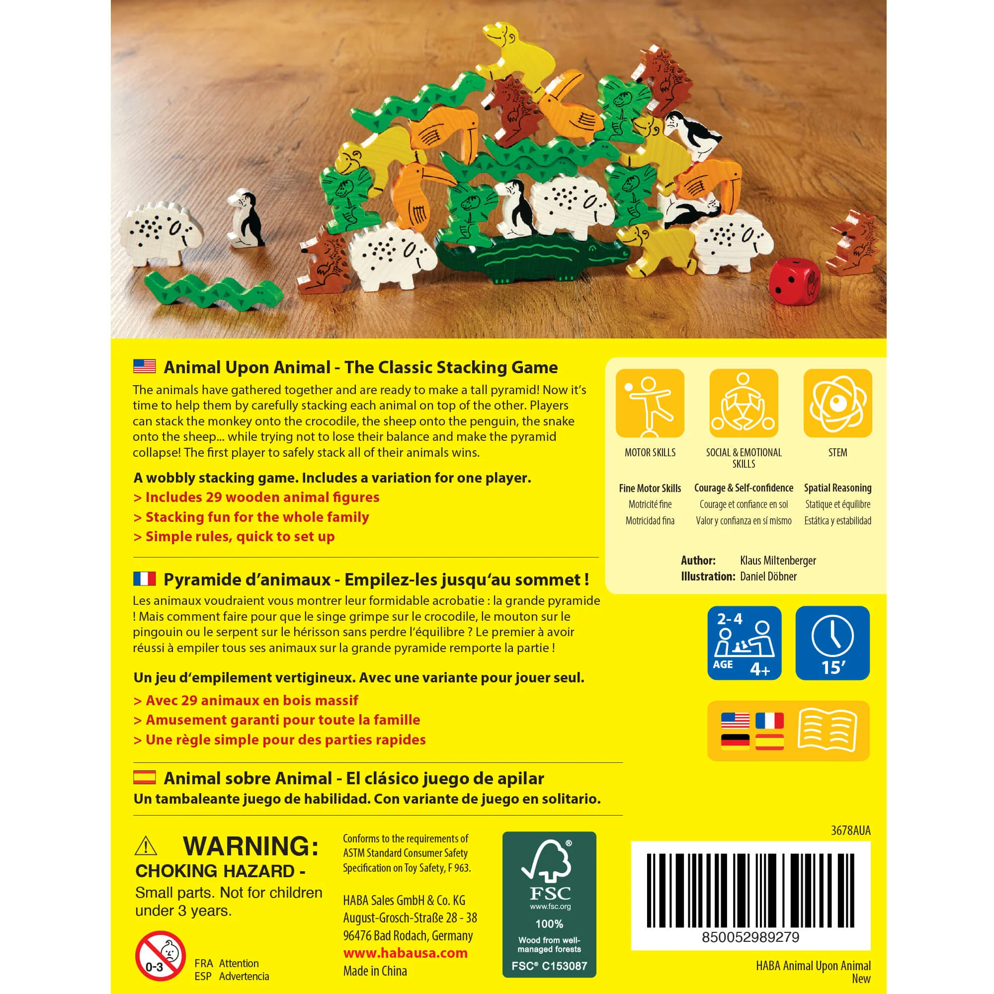 HABA Animal Upon Animal Game - Compact Version - Image 10