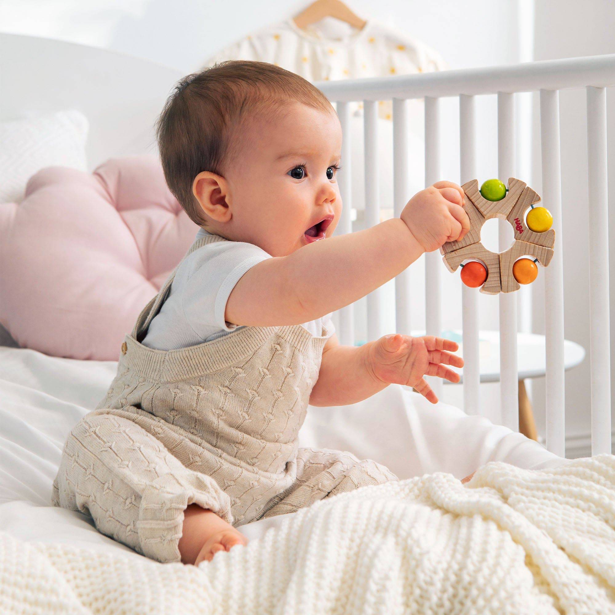 HABA Ball Wheel Grasping Toy - Image 2