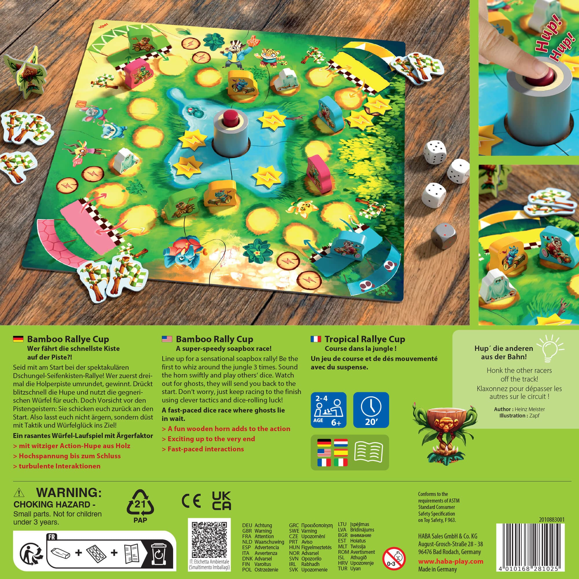 HABA Bamboo Rally Cup - Hype in the Jungle Game - Image 7