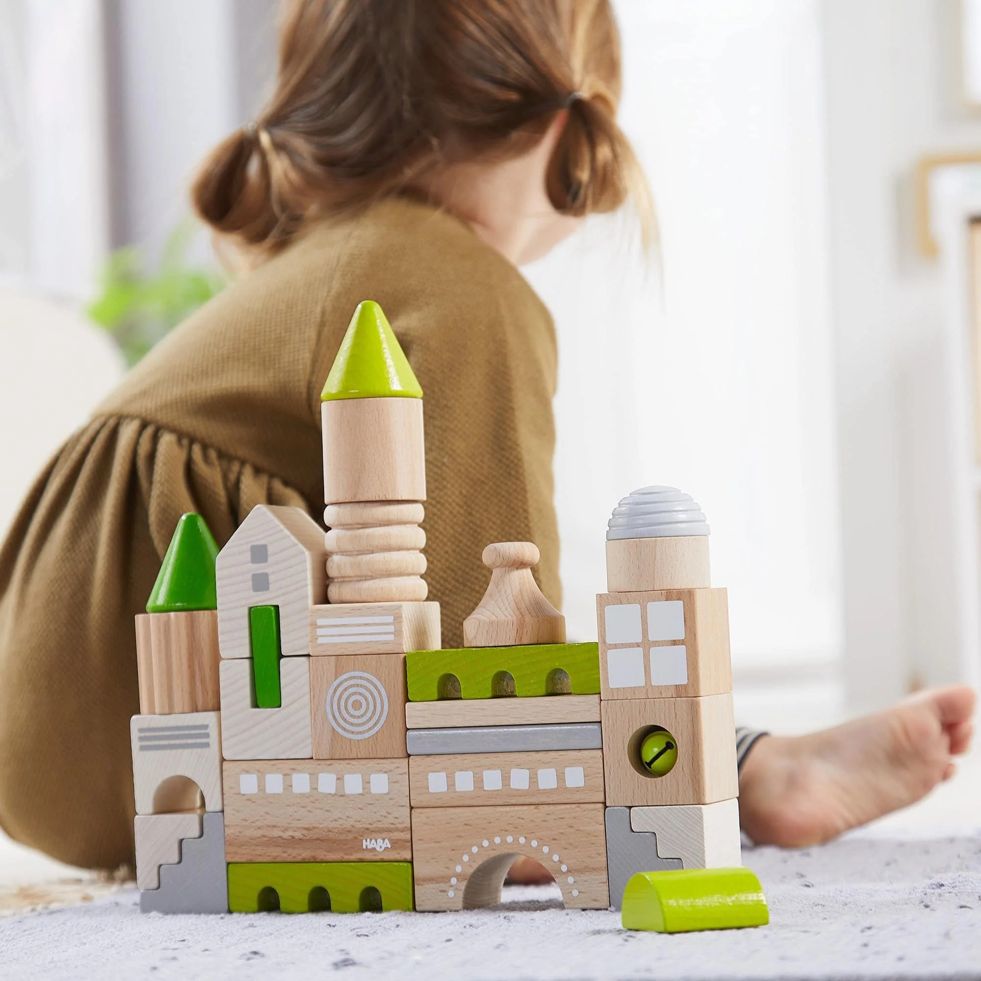 HABA Coburg 28 Piece Wooden Building Blocks - Image 3