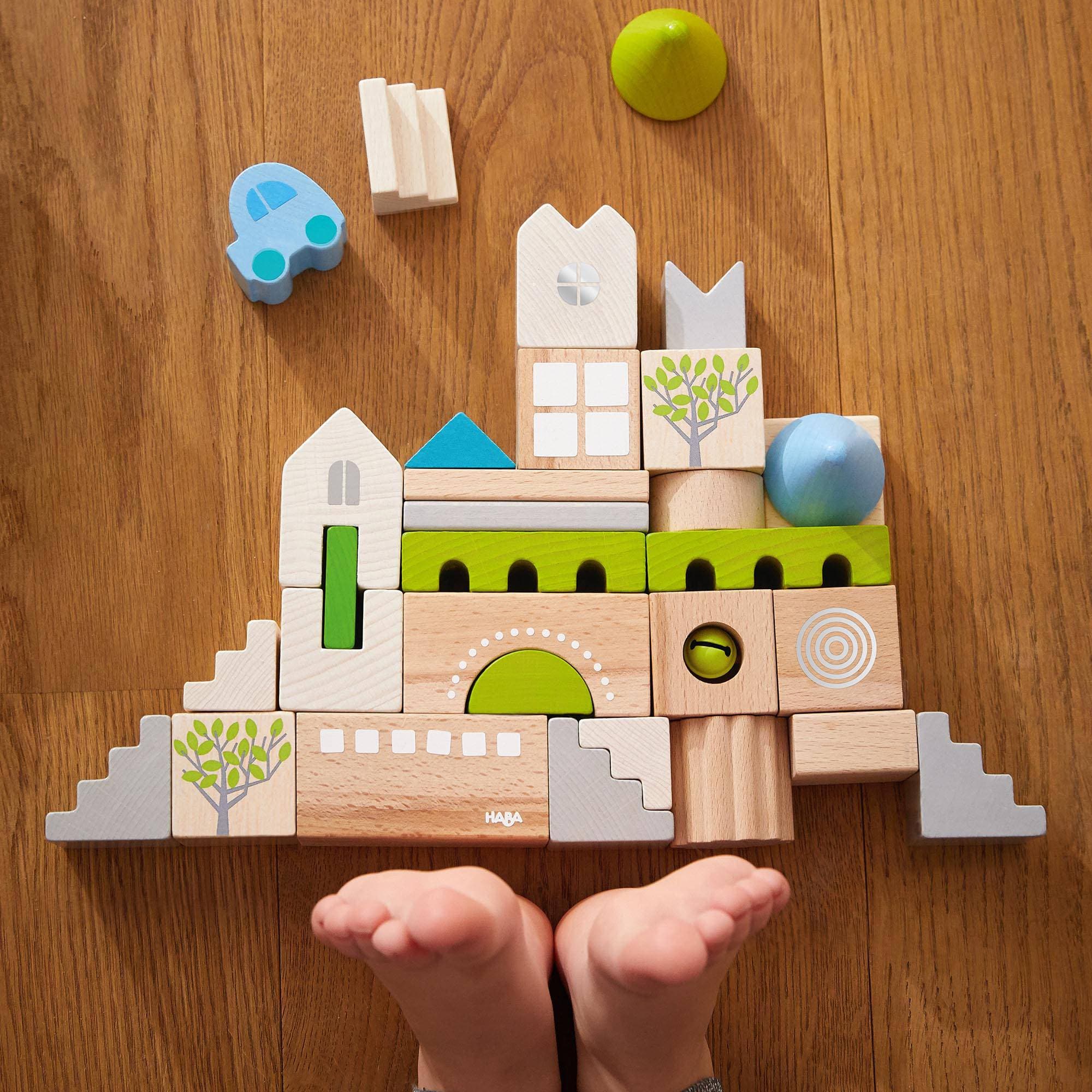 HABA Coburg 28 Piece Wooden Building Blocks - Image 5