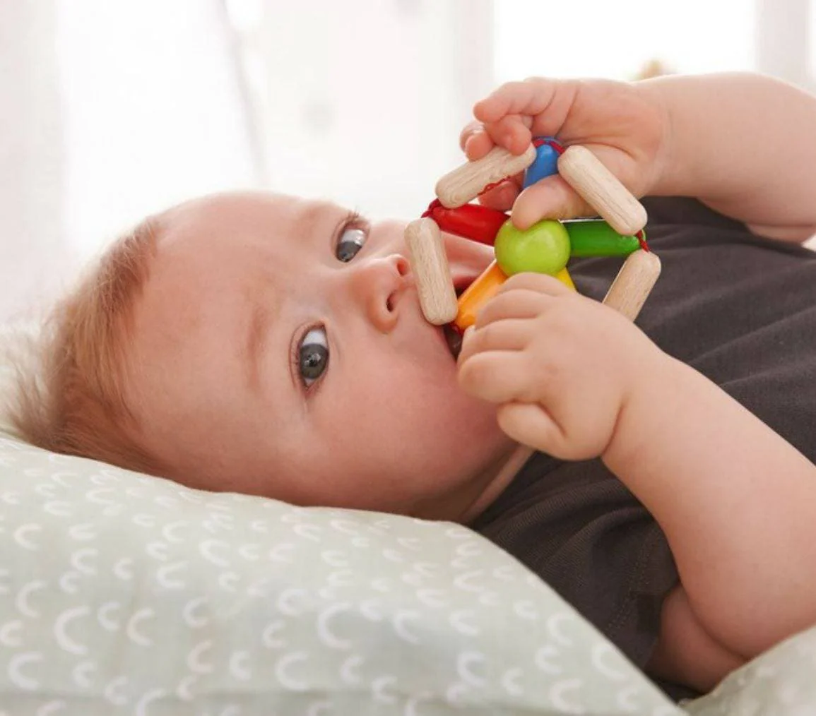 HABA Color Carousel Wooden Baby Rattle - Image 4