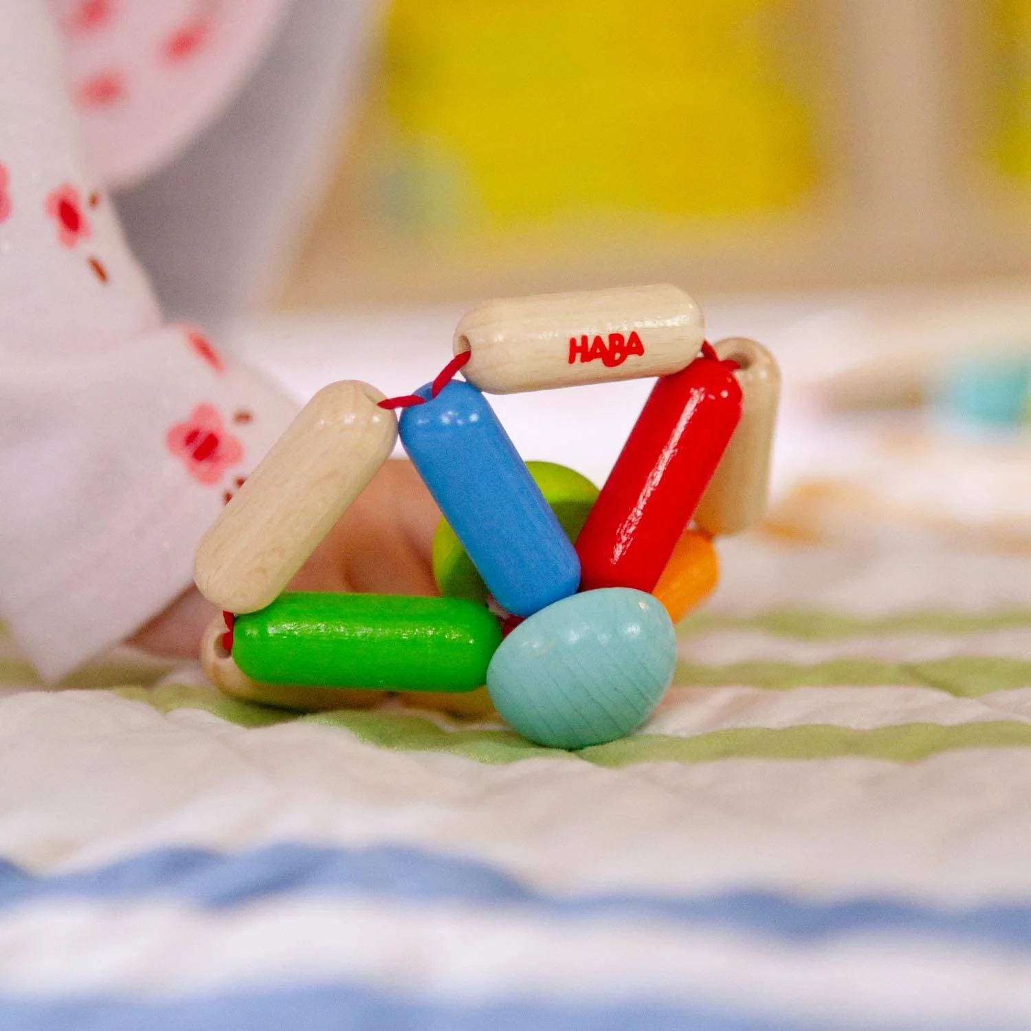 HABA Color Carousel Wooden Baby Rattle - Image 5