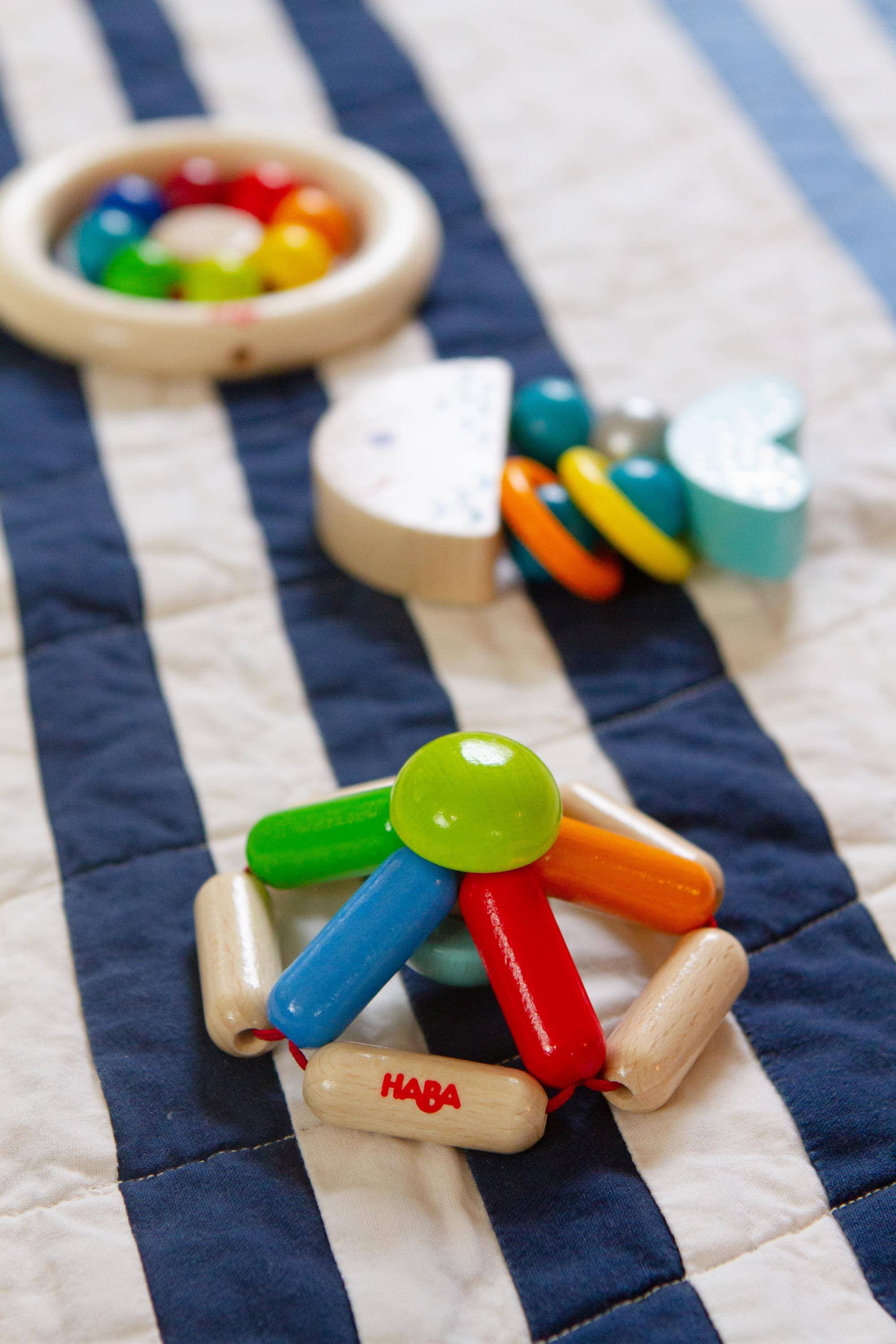 HABA Color Carousel Wooden Baby Rattle - Image 7