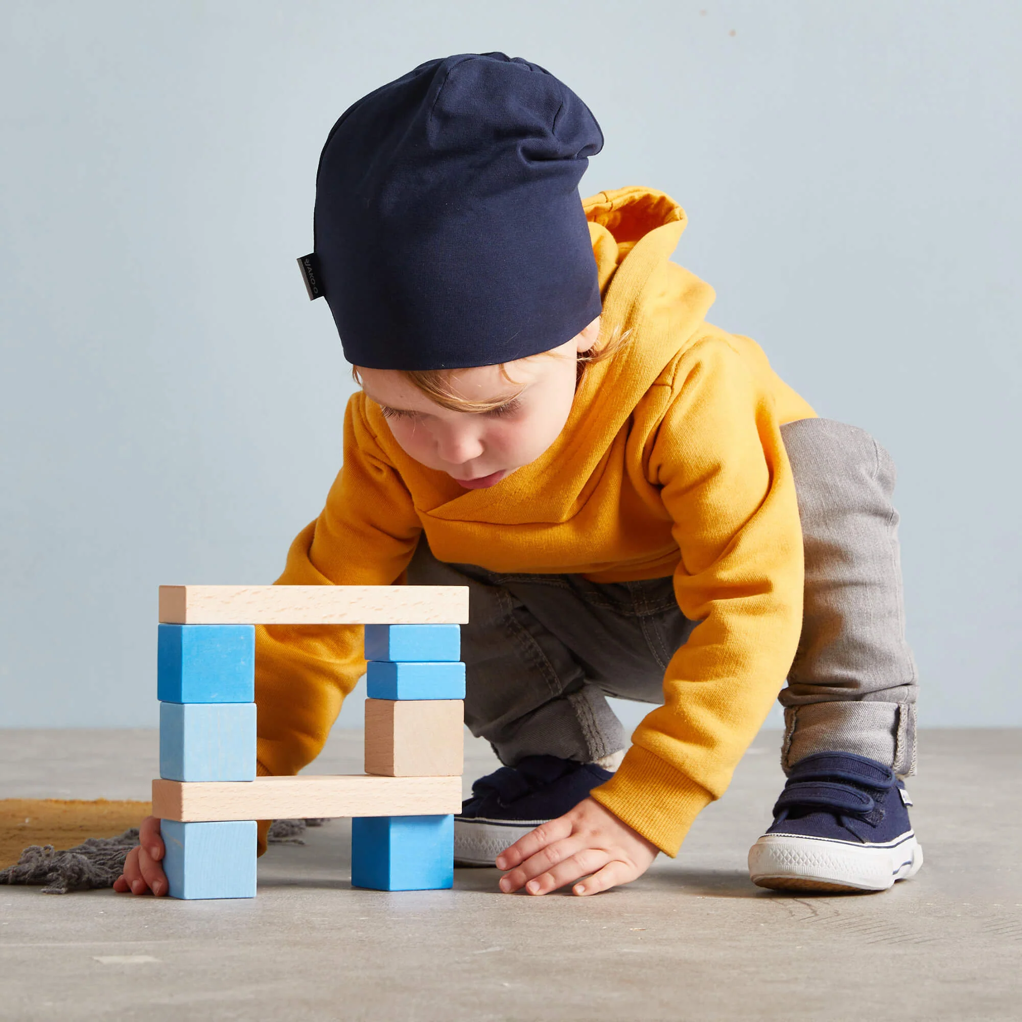 HABA Colored Wooden Building Blocks - 46 Piece Set - Image 5