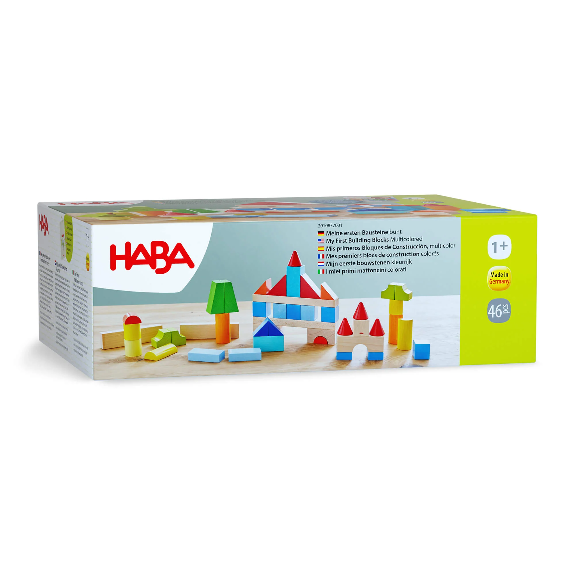 HABA Colored Wooden Building Blocks - 46 Piece Set - Image 8