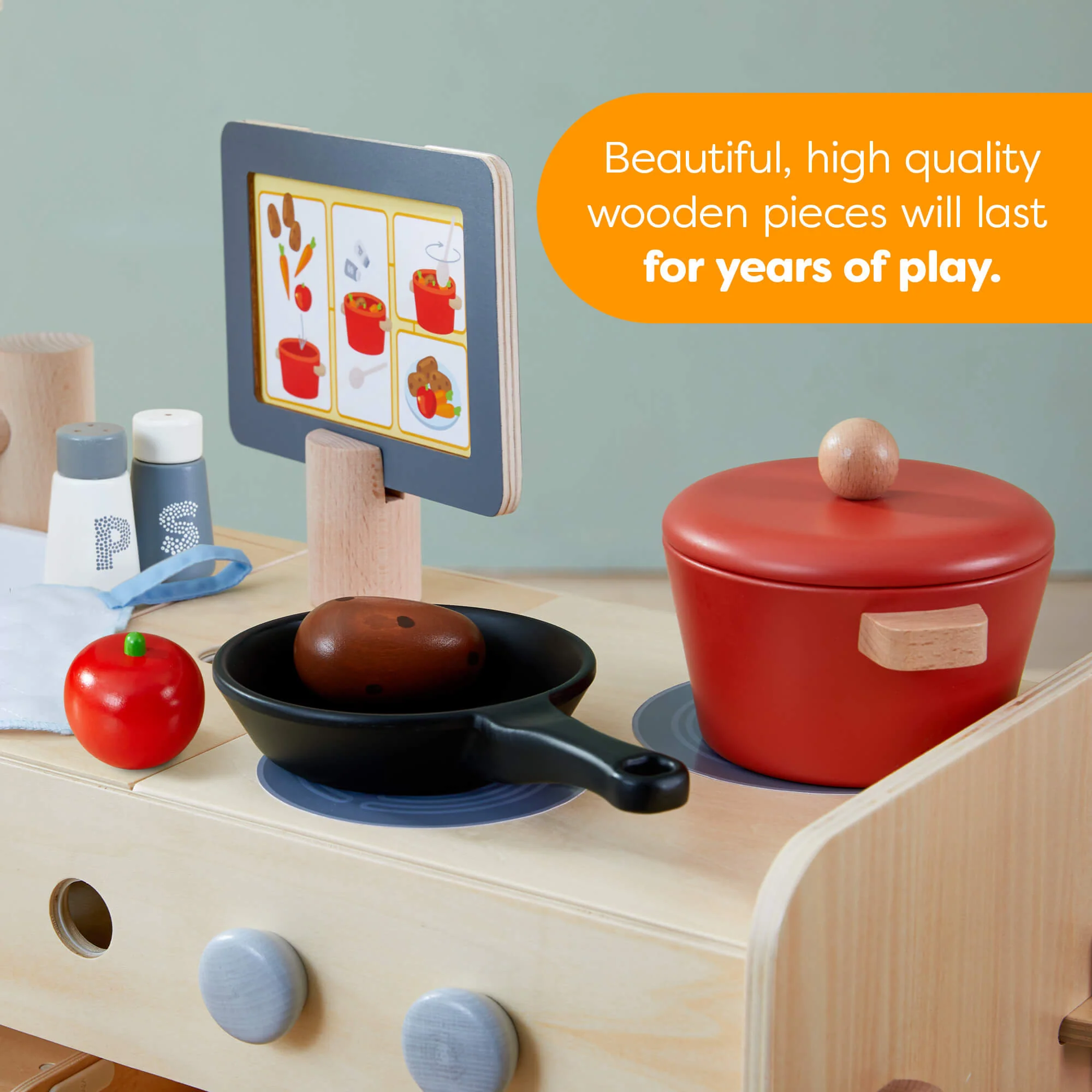 HABA Creative Play 3 in 1 – Play Kitchen, Store & Workshop - Image 6