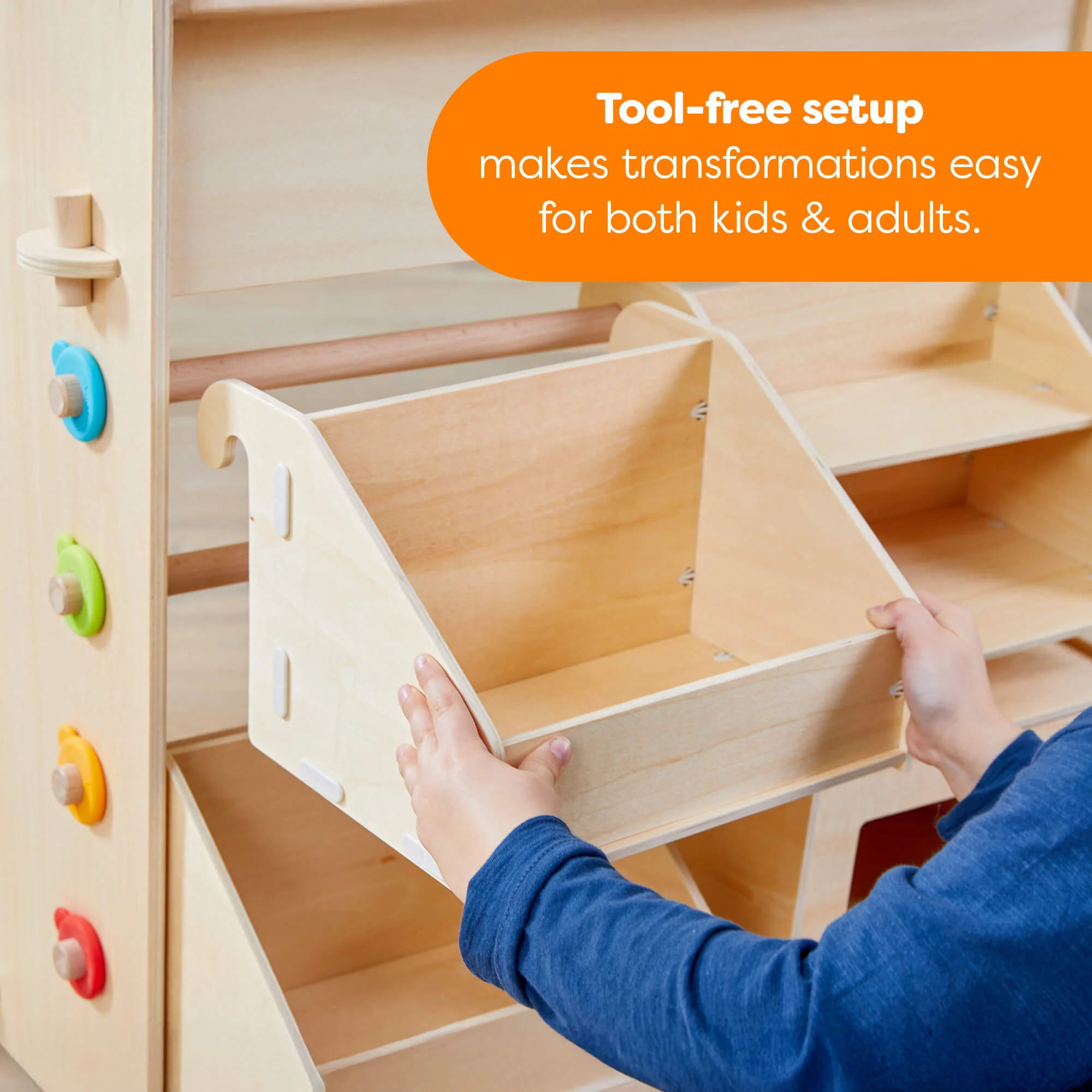 HABA Creative Play 3 in 1 – Play Kitchen, Store & Workshop - Image 8