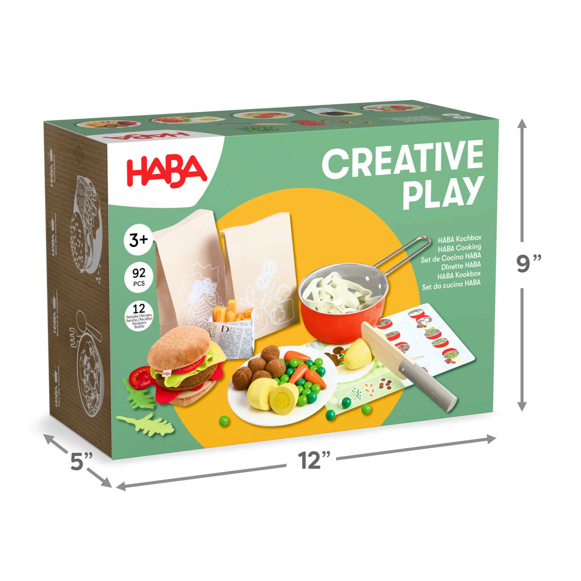 HABA Creative Play Fresh Box - Play Food Meal Kit - Image 6