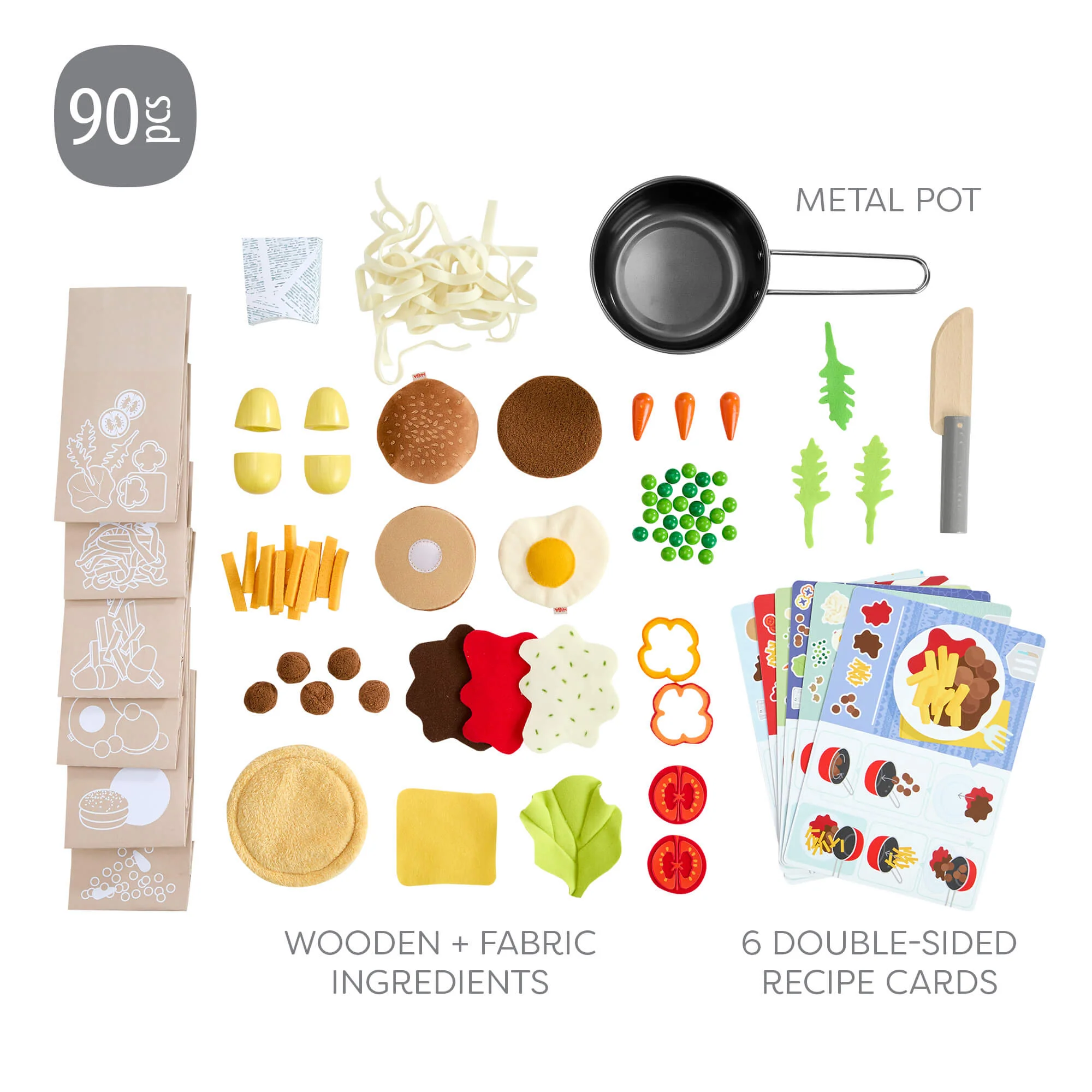 HABA Creative Play Fresh Box - Play Food Meal Kit - Image 7