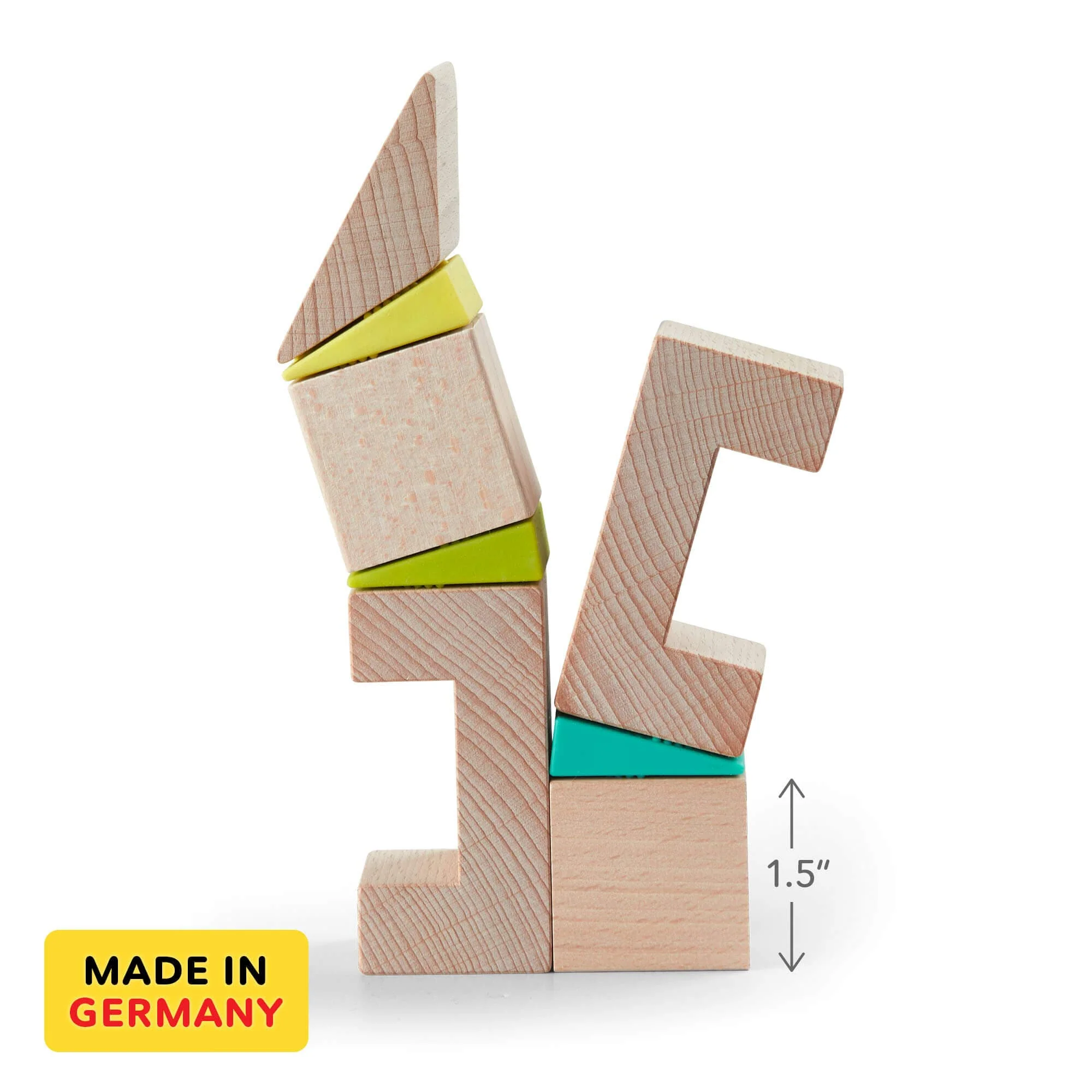 HABA Crooked Towers Wooden Blocks - Image 4