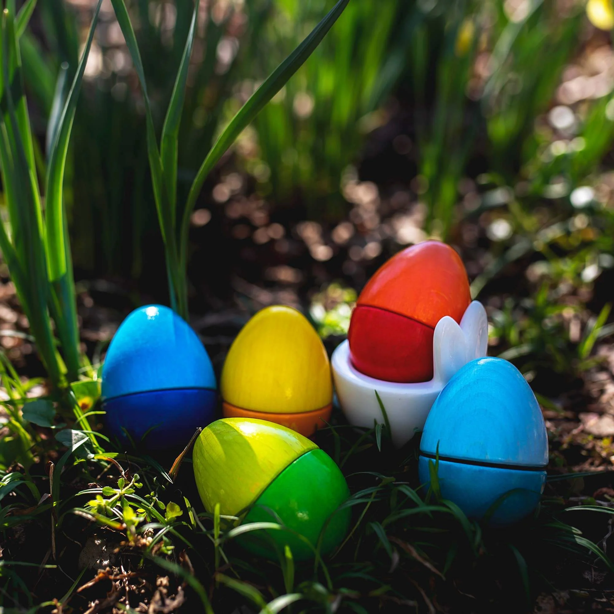 HABA Fun with Sounds Wooden Eggs - Image 6