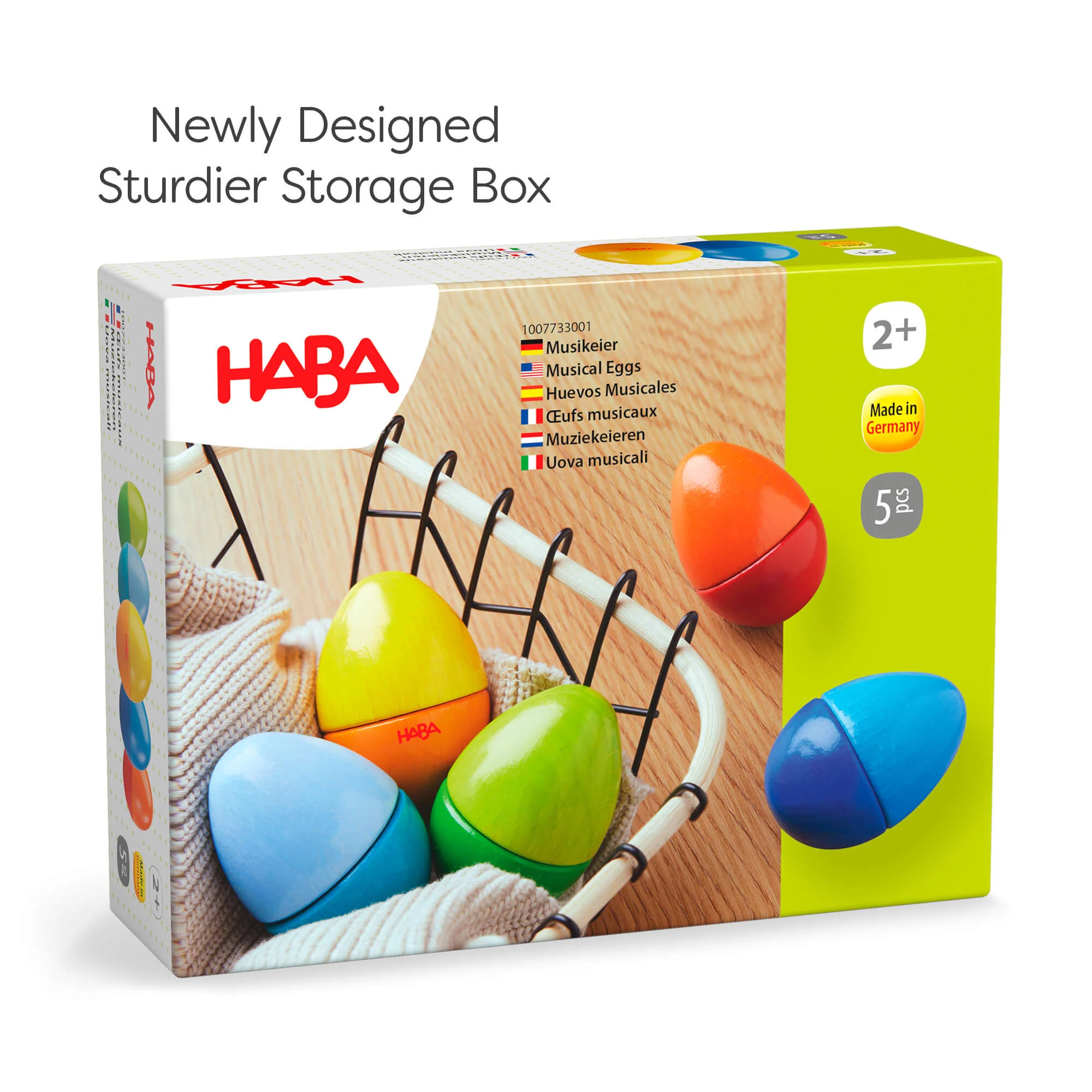 HABA Fun with Sounds Wooden Eggs - Image 9