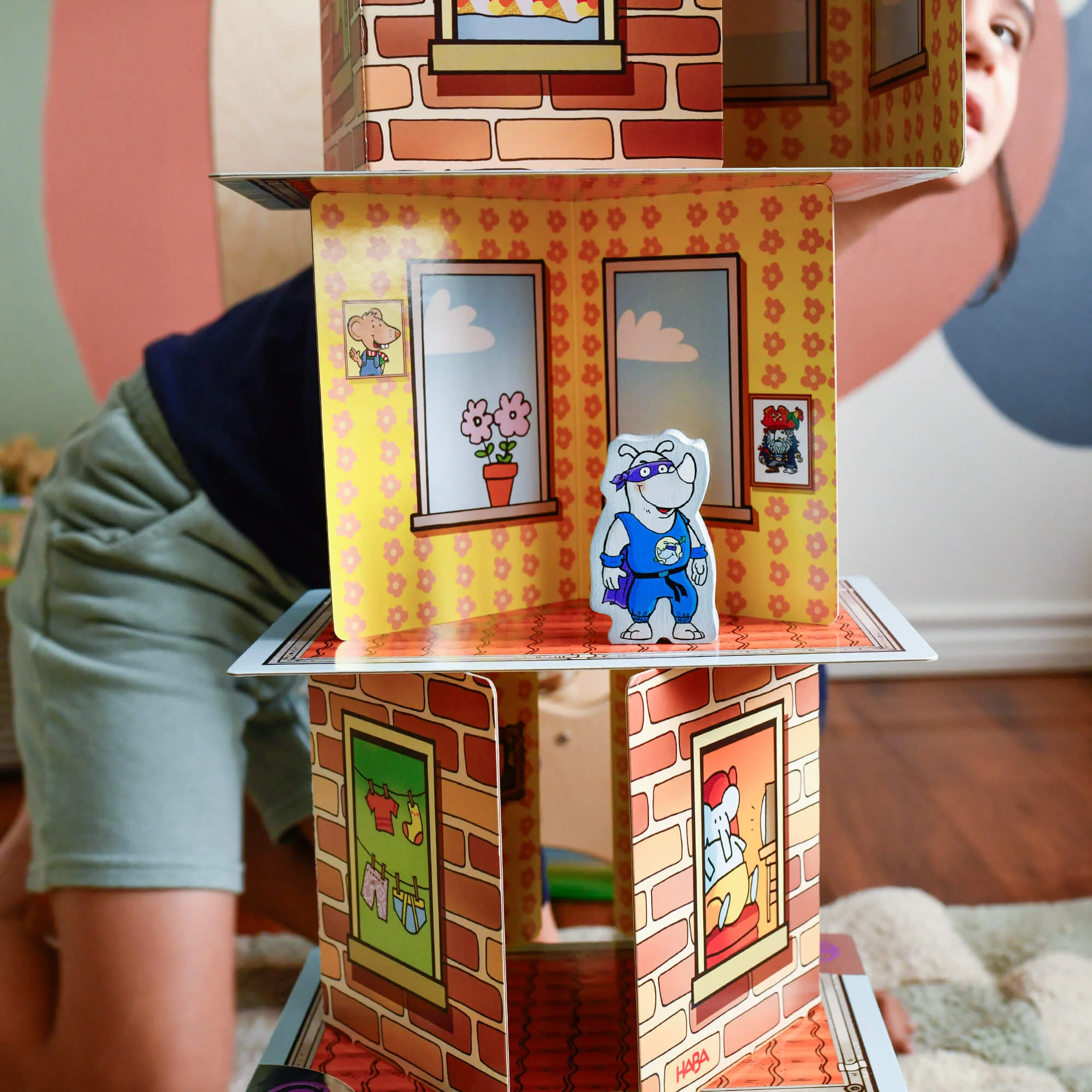 HABA Giant Rhino Hero XXL Stacking Cards Game - Image 3