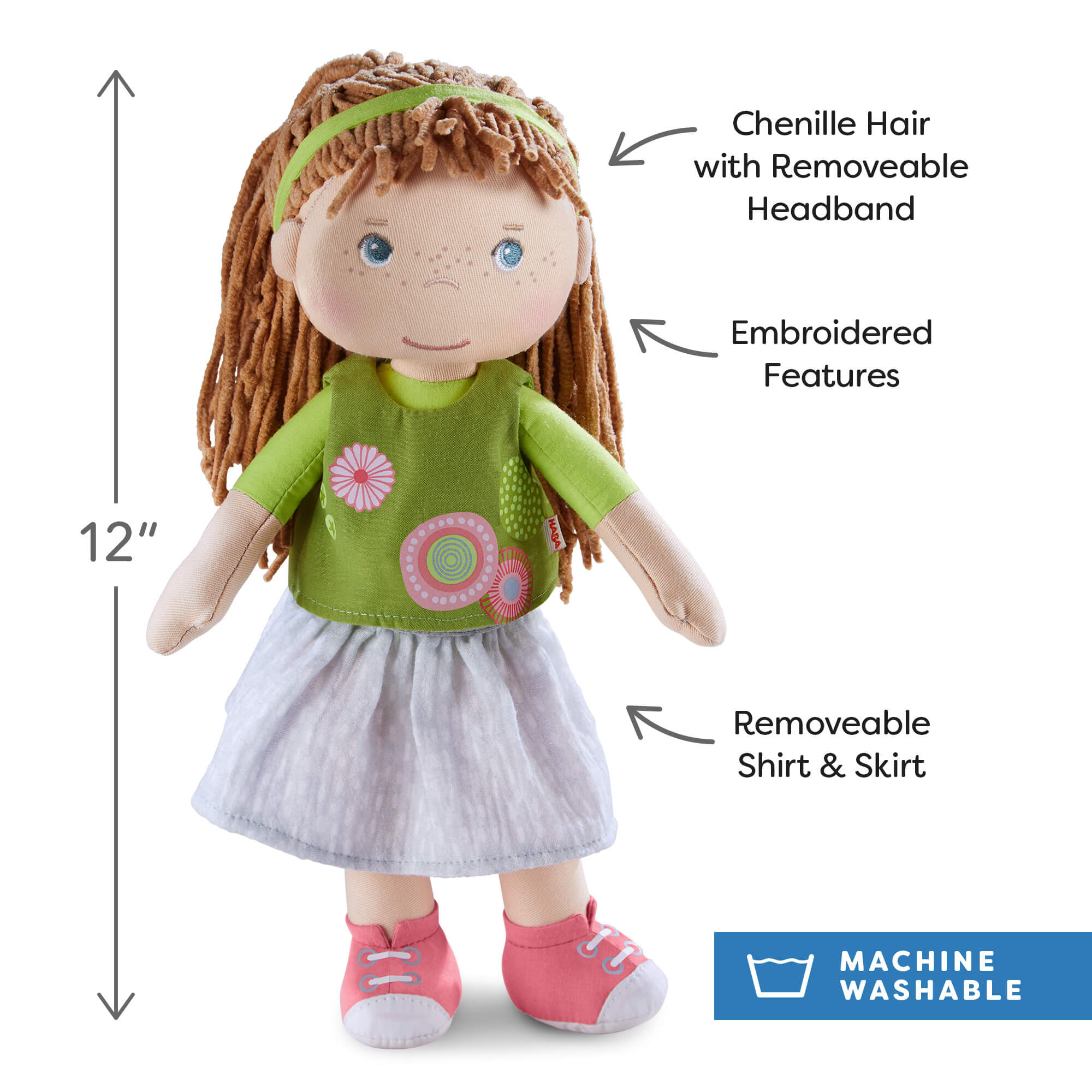 HABA Hedda 12" Soft Doll - Image 4