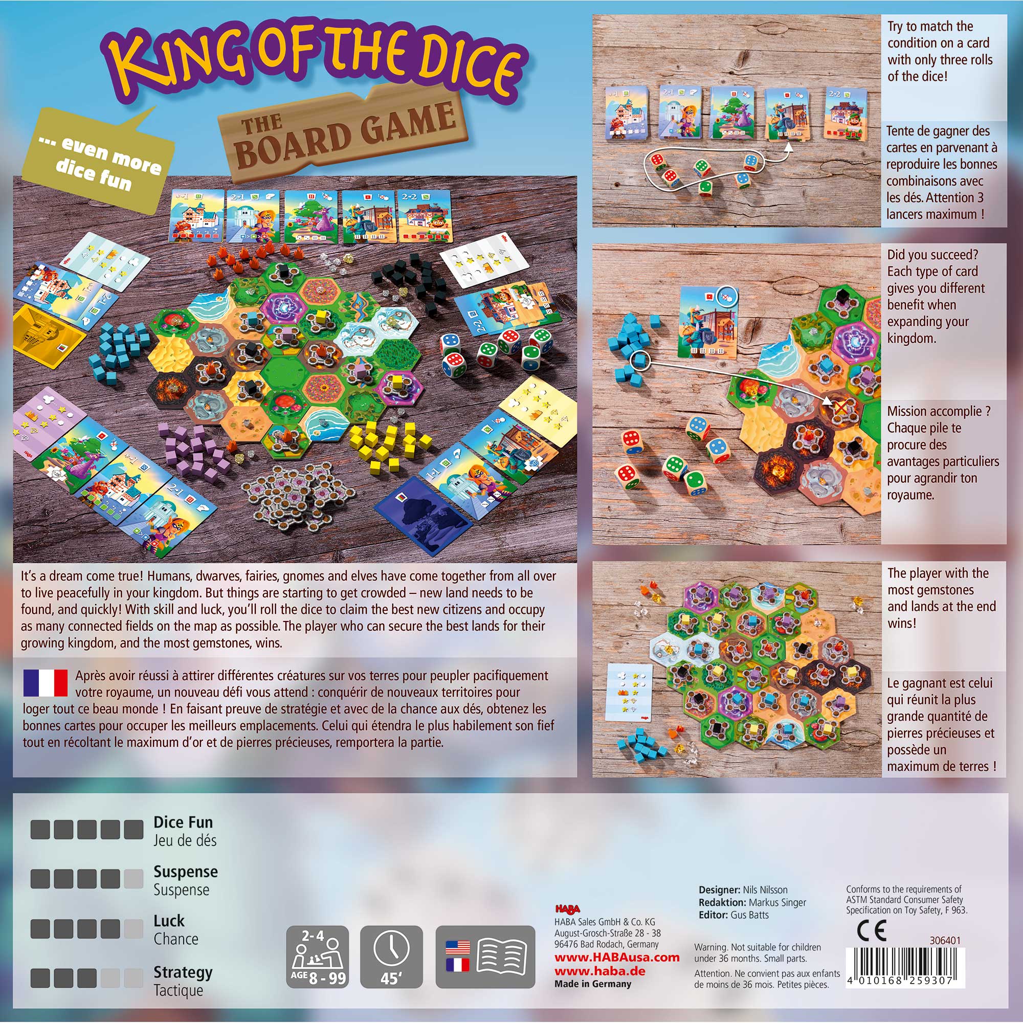 HABA King of the Dice Board Game - Image 8