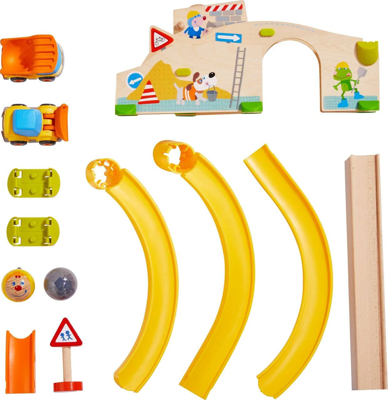 HABA Kullerbu Construction Site Play Track Starter Set - Image 3