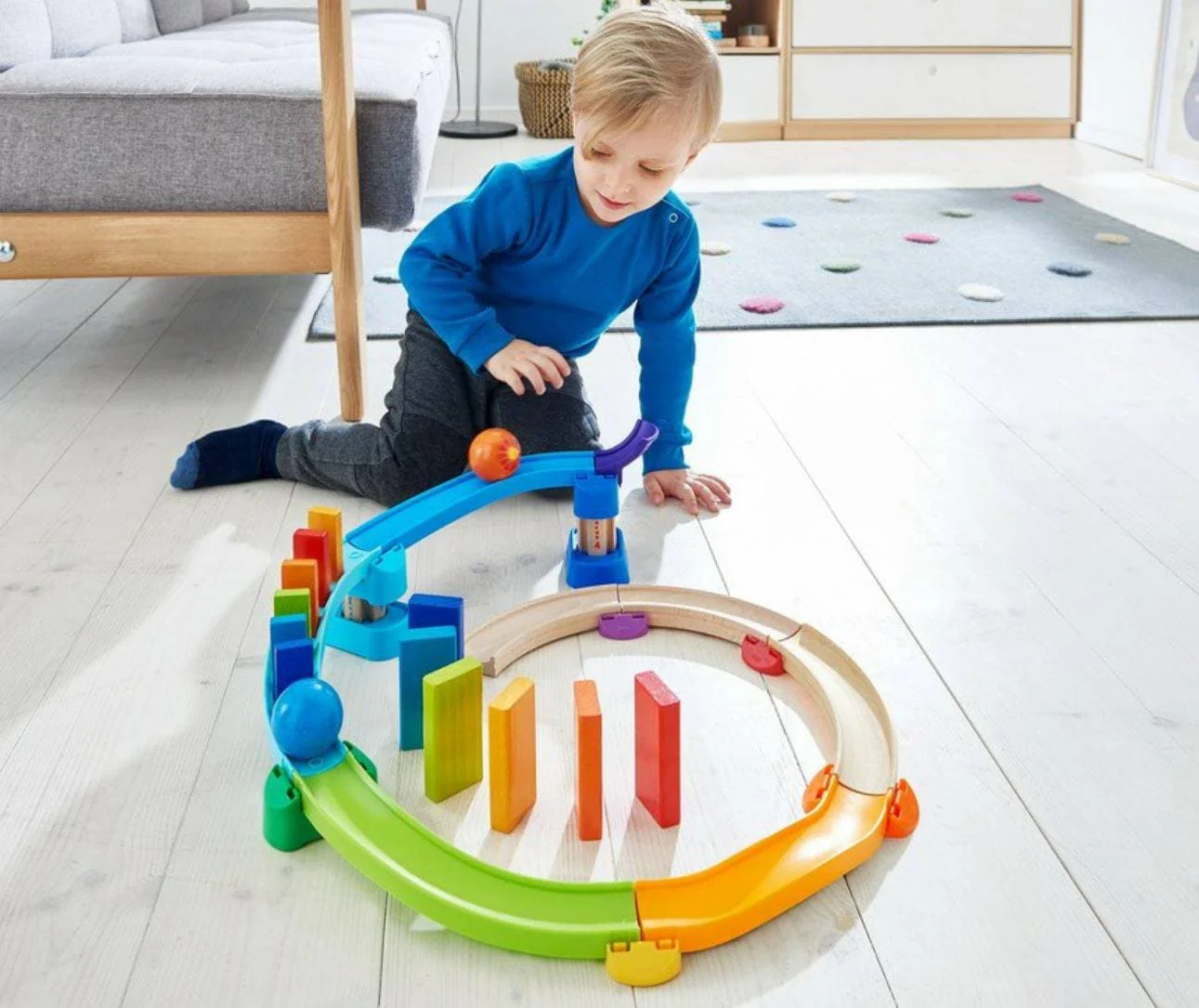 HABA Kullerbu Kringel Domino Play Track Starter Set - Image 8